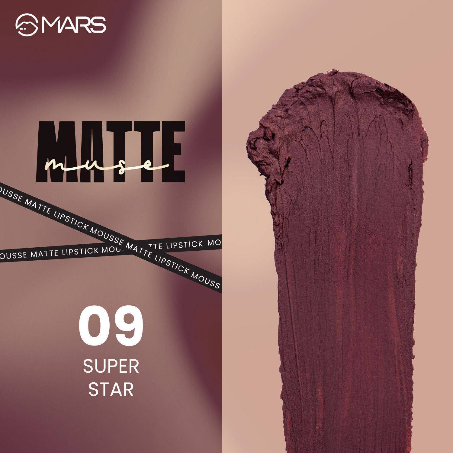 MARS Matte Muse Mousse Lipstick 3 ml - Image 5