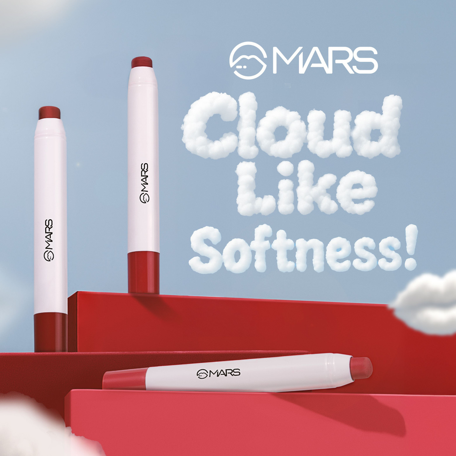 Image of MARS Cloud Kiss Soft-Matte Lip Crayon | Infused with Corn & Rice Starch