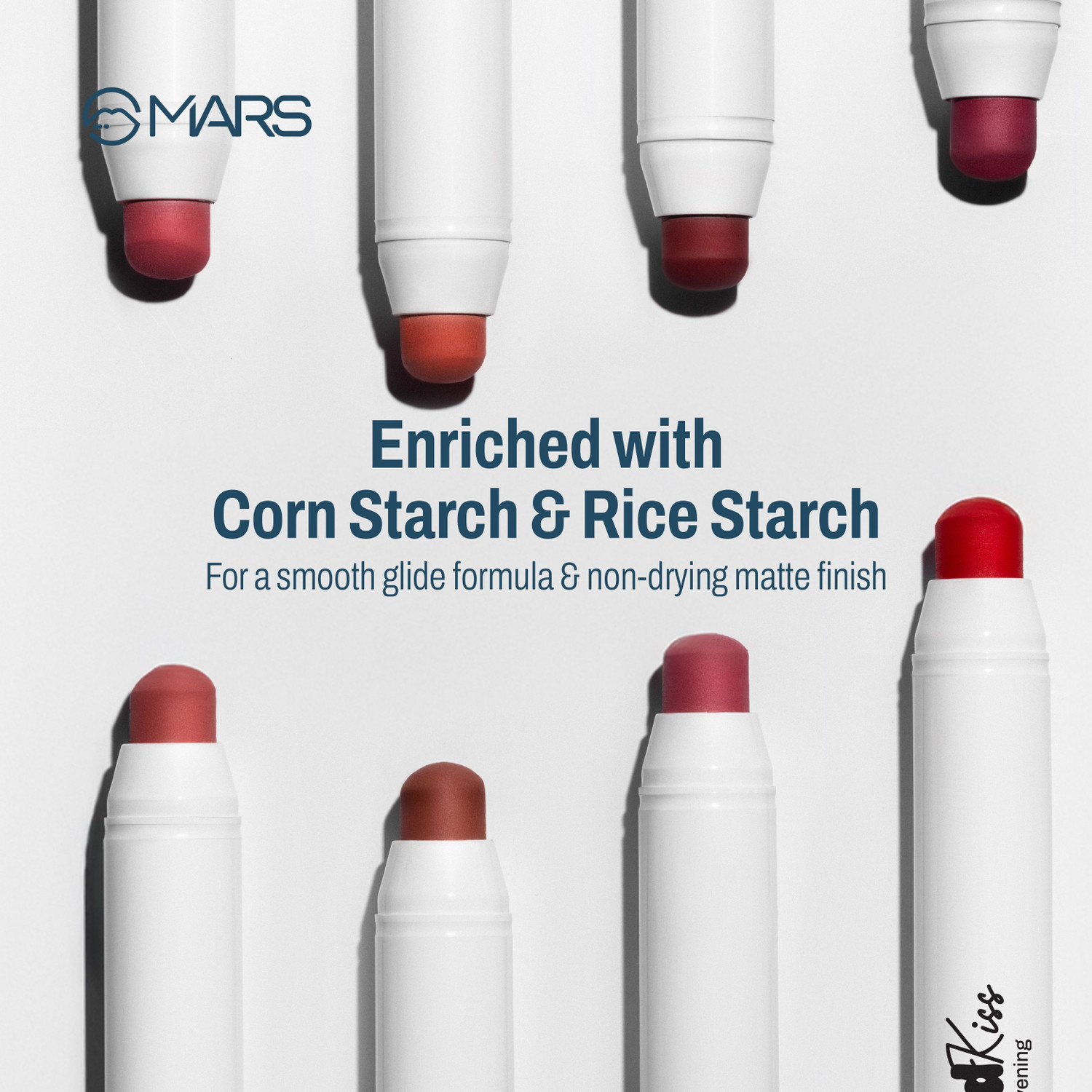 Image of MARS Cloud Kiss Soft-Matte Lip Crayon | Infused with Corn & Rice Starch