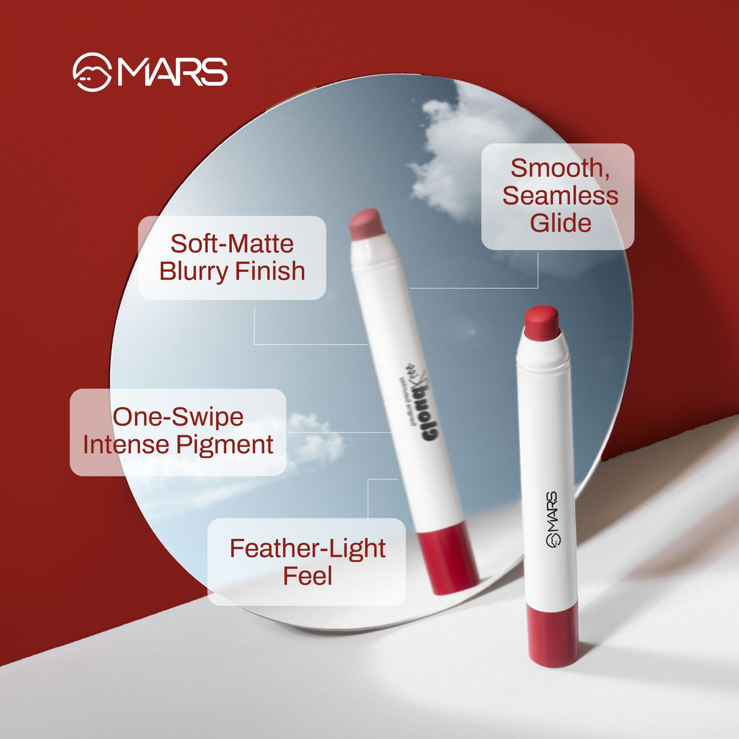 Image of MARS Cloud Kiss Soft-Matte Lip Crayon | Infused with Corn & Rice Starch