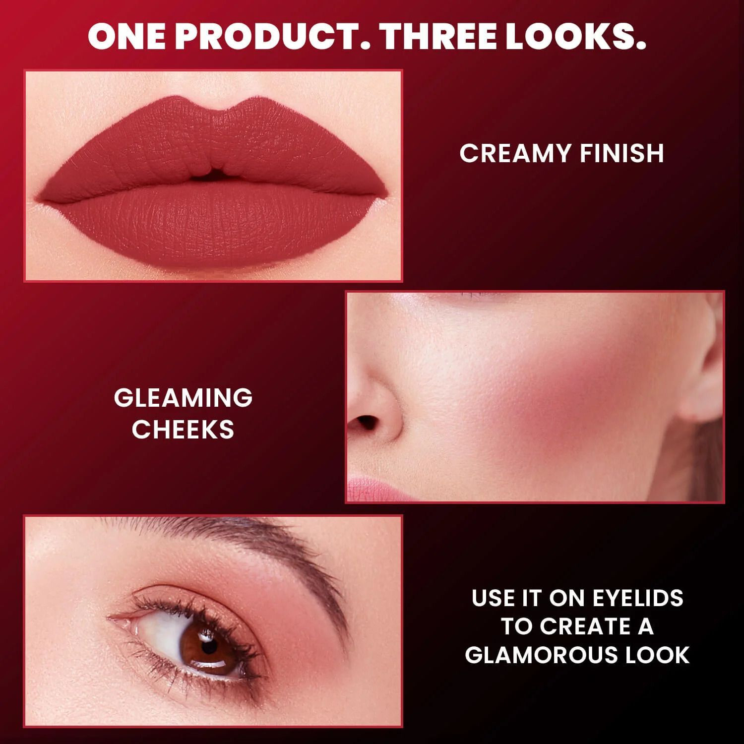Image of JAQULINE USA Pout Perfect Lip Souffle Multi-mousse for Lips, Cheeks,