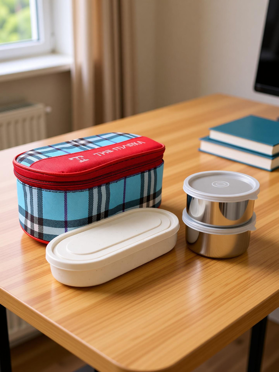 Image of The Marka Premuim Lunch Box 3 Containers Lunch Box