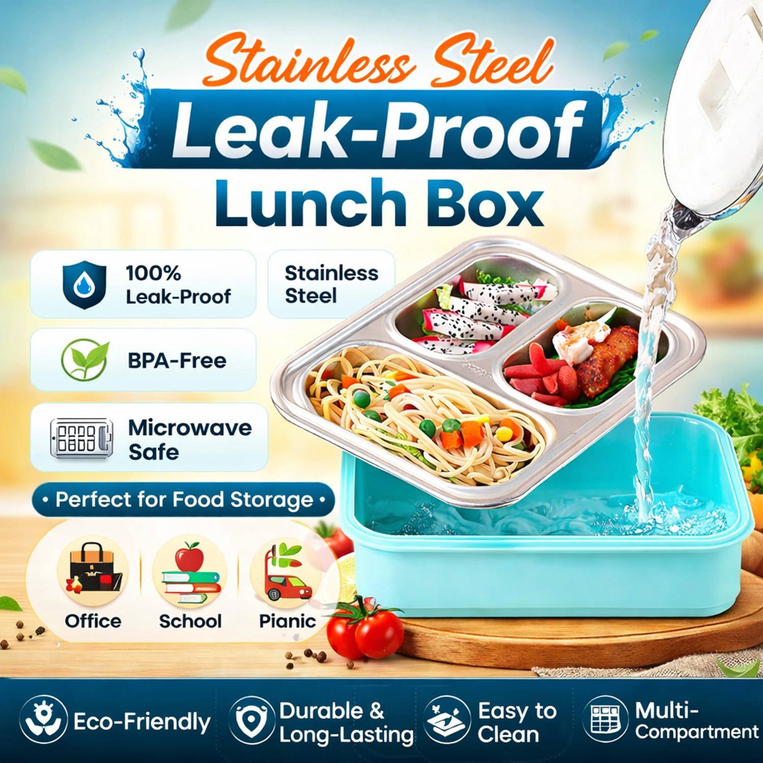 Flipkart.com | Nilesawar X429 Stylish Lunch Box for Daily Use