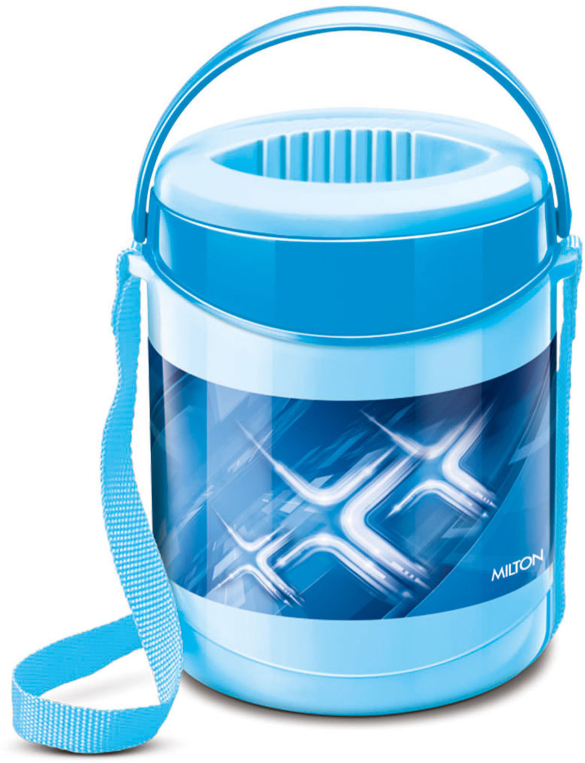 Image of MILTON Leak lock lid insulated 3 Containers Plastic Office Lunch Box