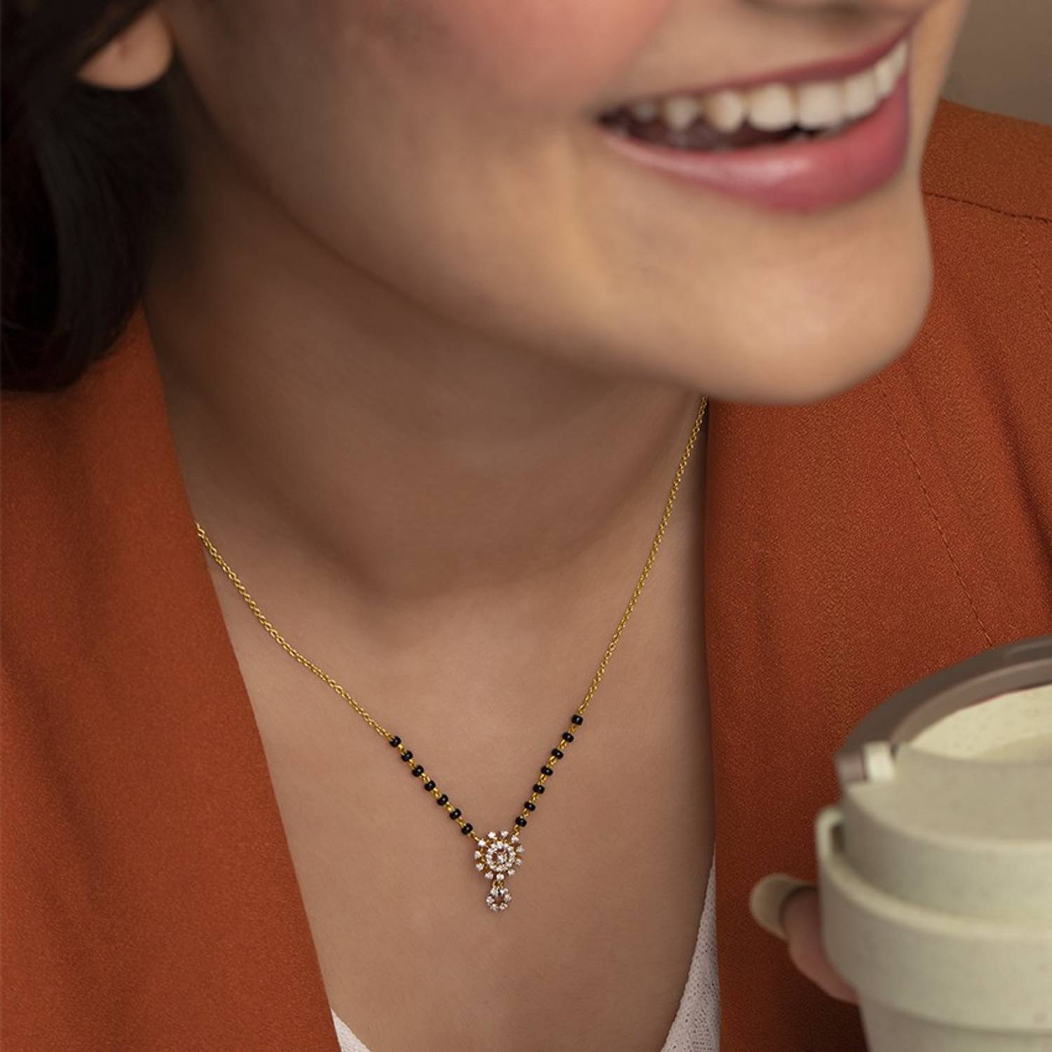 Bhumi09 Brass Mangalsutra