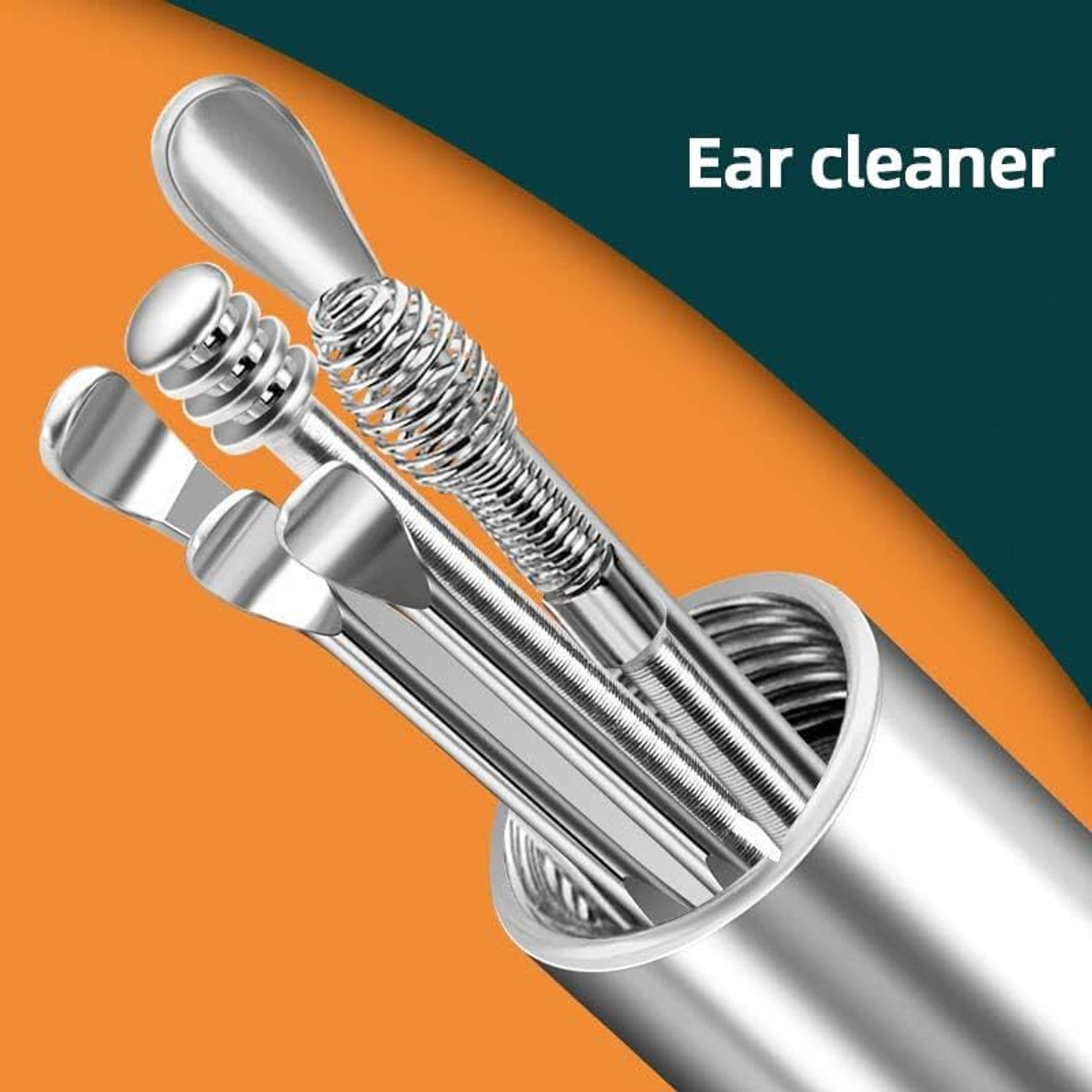 Image of NIGRIFIX New Ear Wax Cleaner Set, Ear Wax Remover Stainless Steel Tool Kit