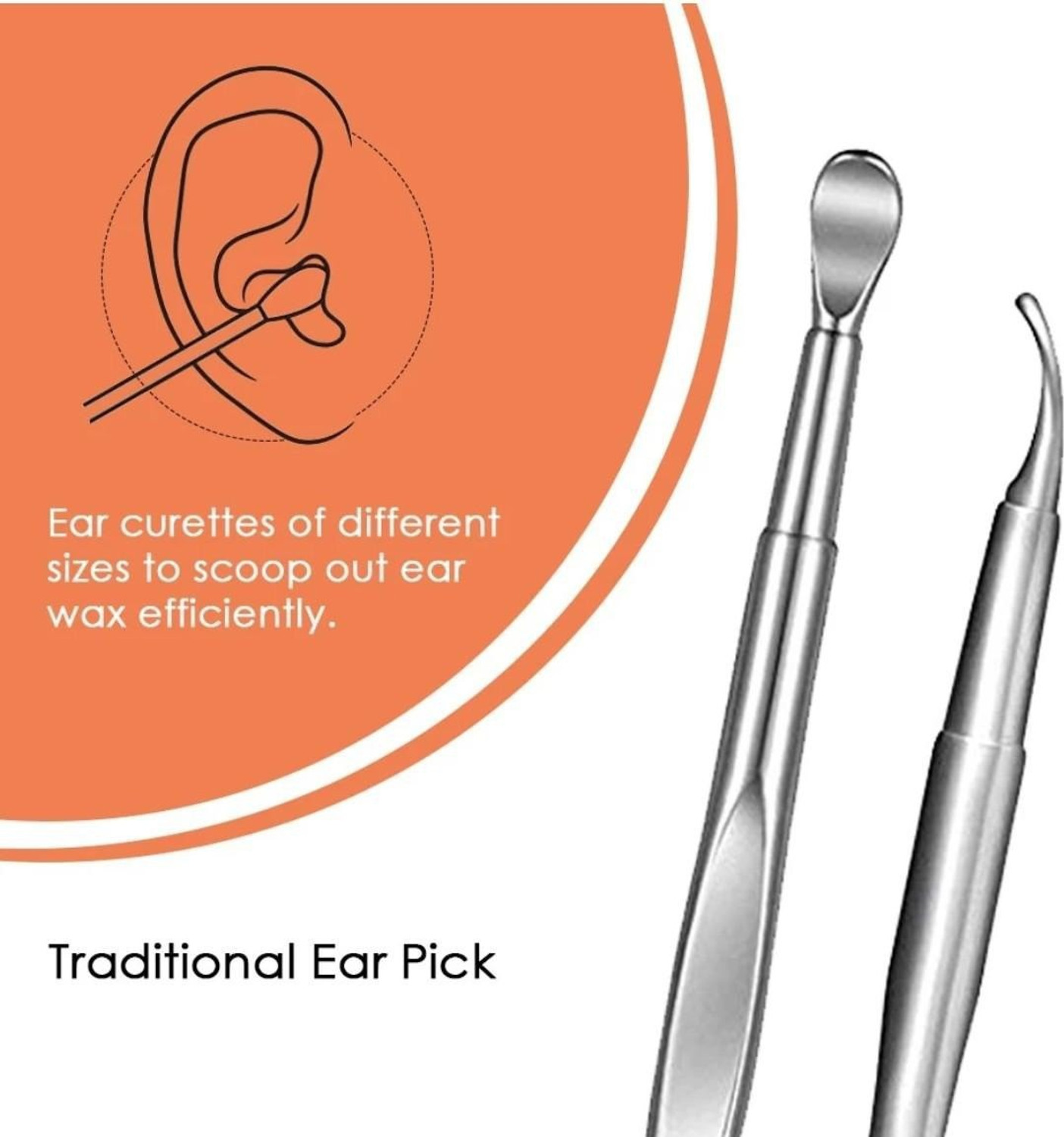 Image of Yuvami's Ear Wax Cleaner Earwax Remover Stick Set For Men, Wome & kids (Pack of 1)