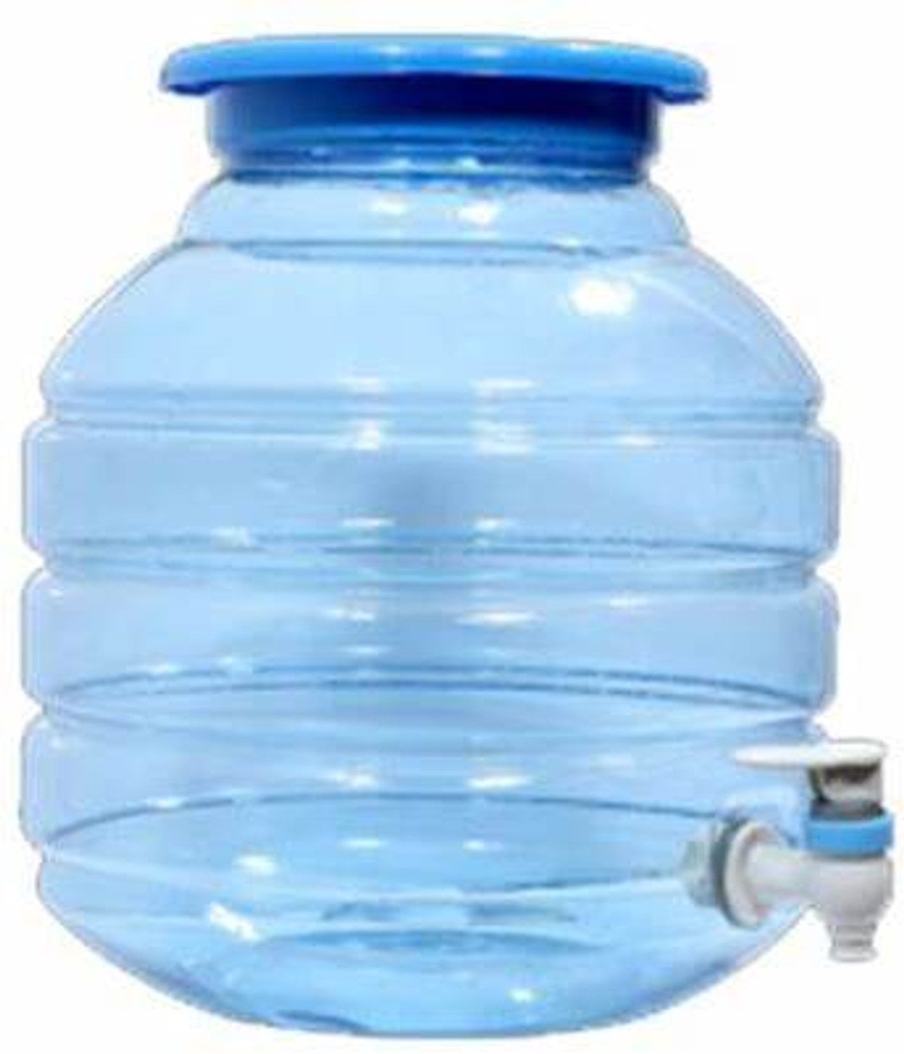 Image of BLVD 10L Plastic Water Dispenser for 20 Litre Bottle Jar with Tap Loading Set-1 10000 ml Plastic Bottle