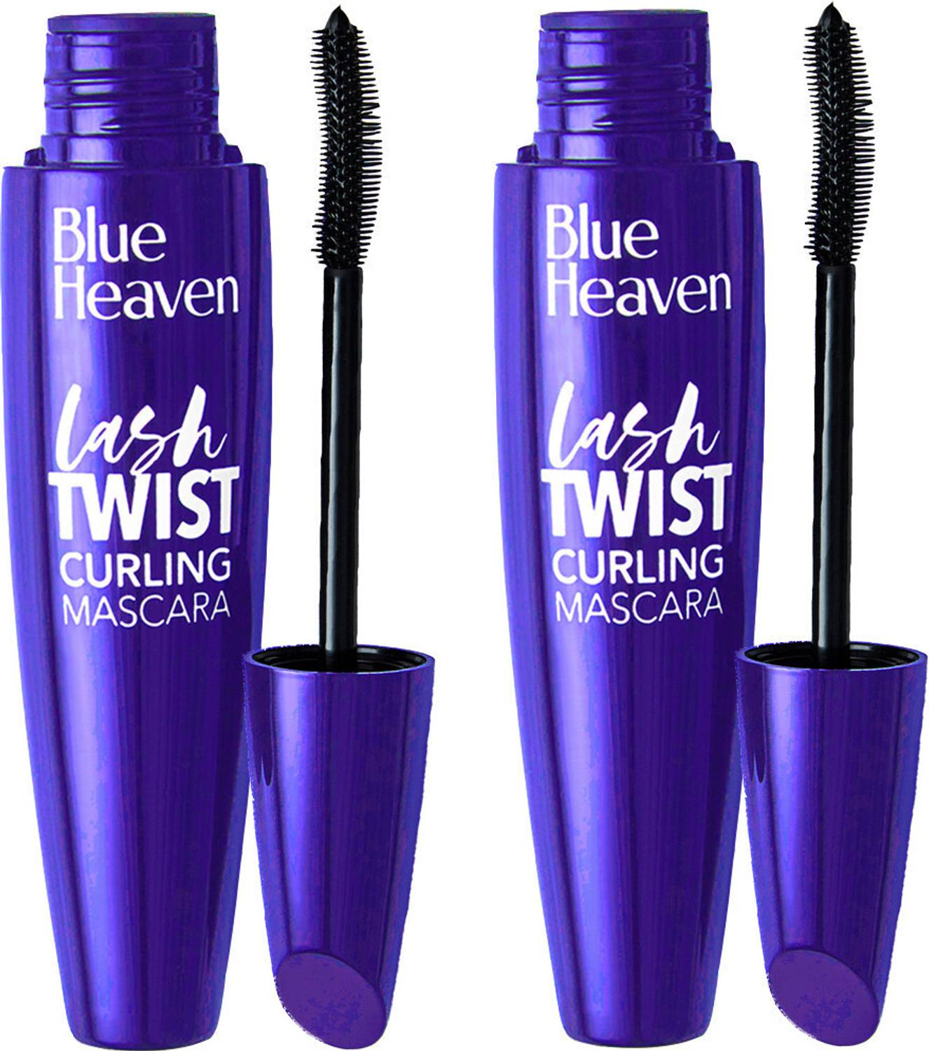 BLUE HEAVEN Lash Twist Curling Mascara 12Ml Blue (Pack of 2) 24 ml