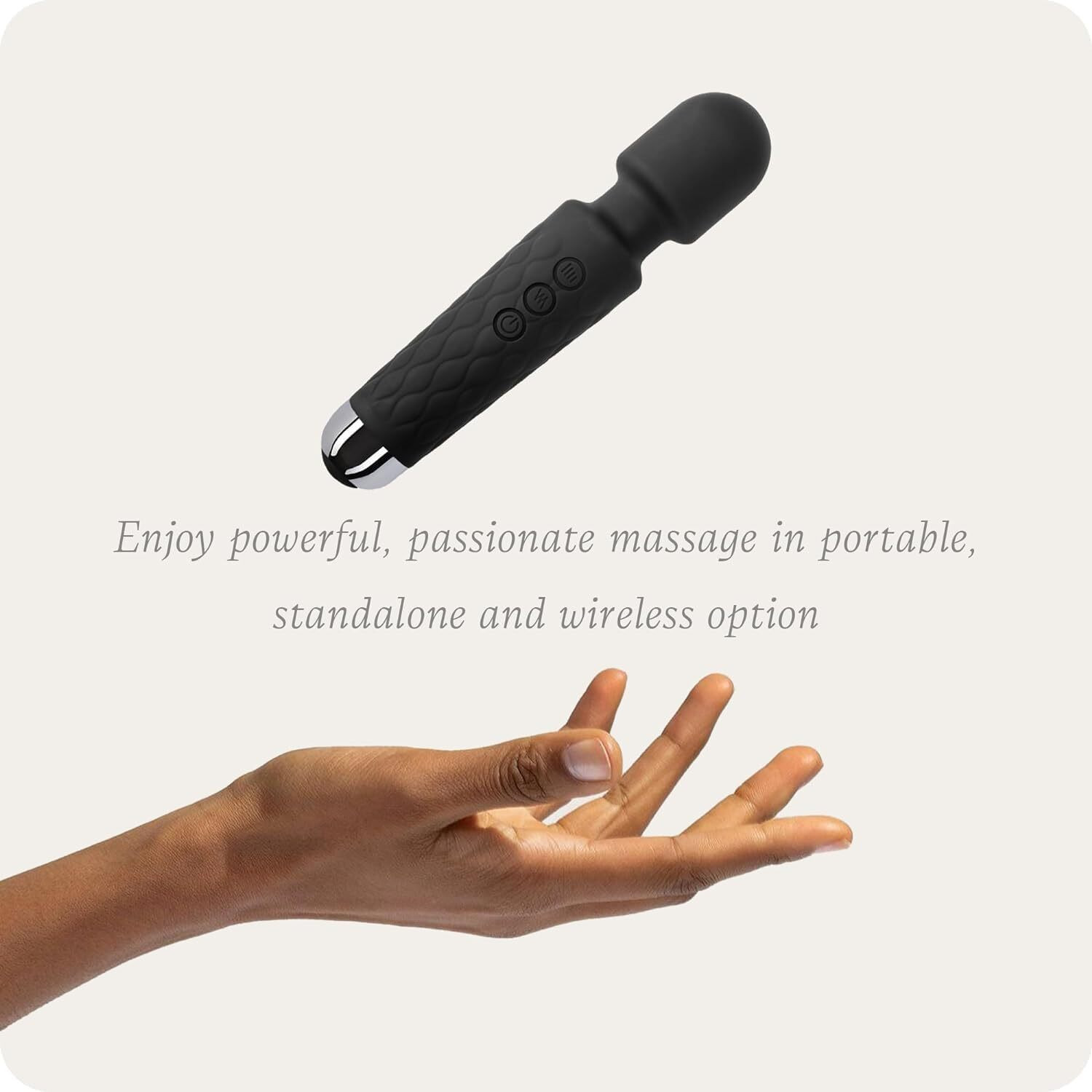 Image of MetriteINDIA Personal Body Massager Rechargeable Vibration Machine for men & women TX48