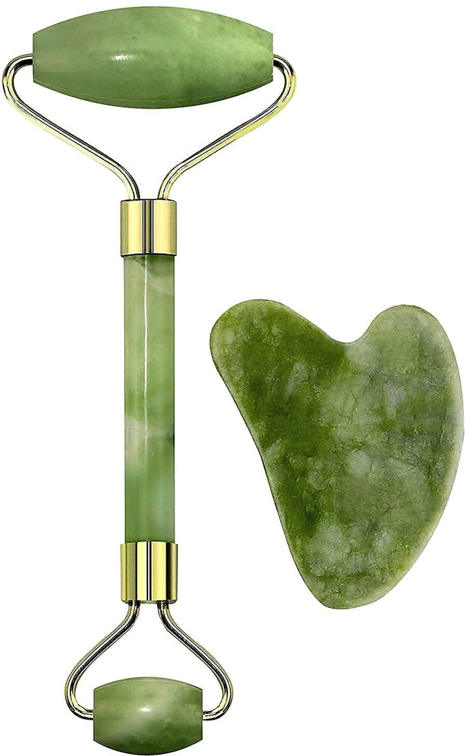 Image of krurotza Face Ice Therapy Roller with Jade Roller & Gua Sha Stone (2 Items in the set)