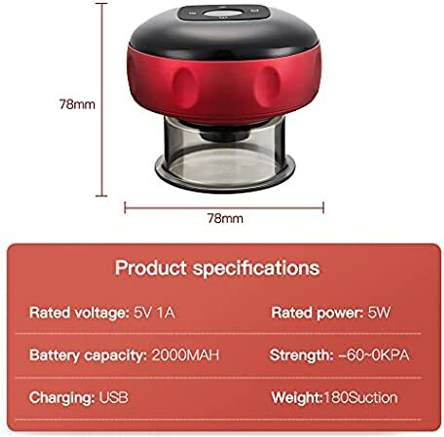 Image of CREATION BAZAAR Electric Cupping Set, New Cupping Device