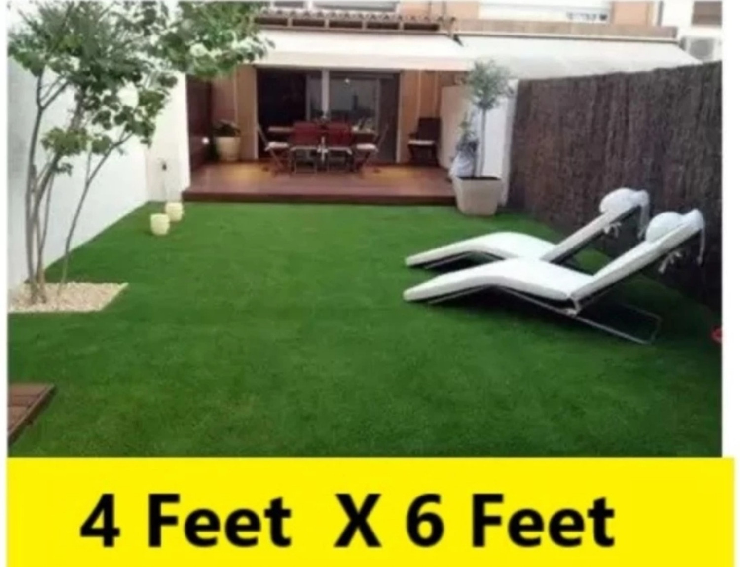 Image of Flipkart SmartBuy Artificial Grass, PP (Polypropylene) Floor Mat