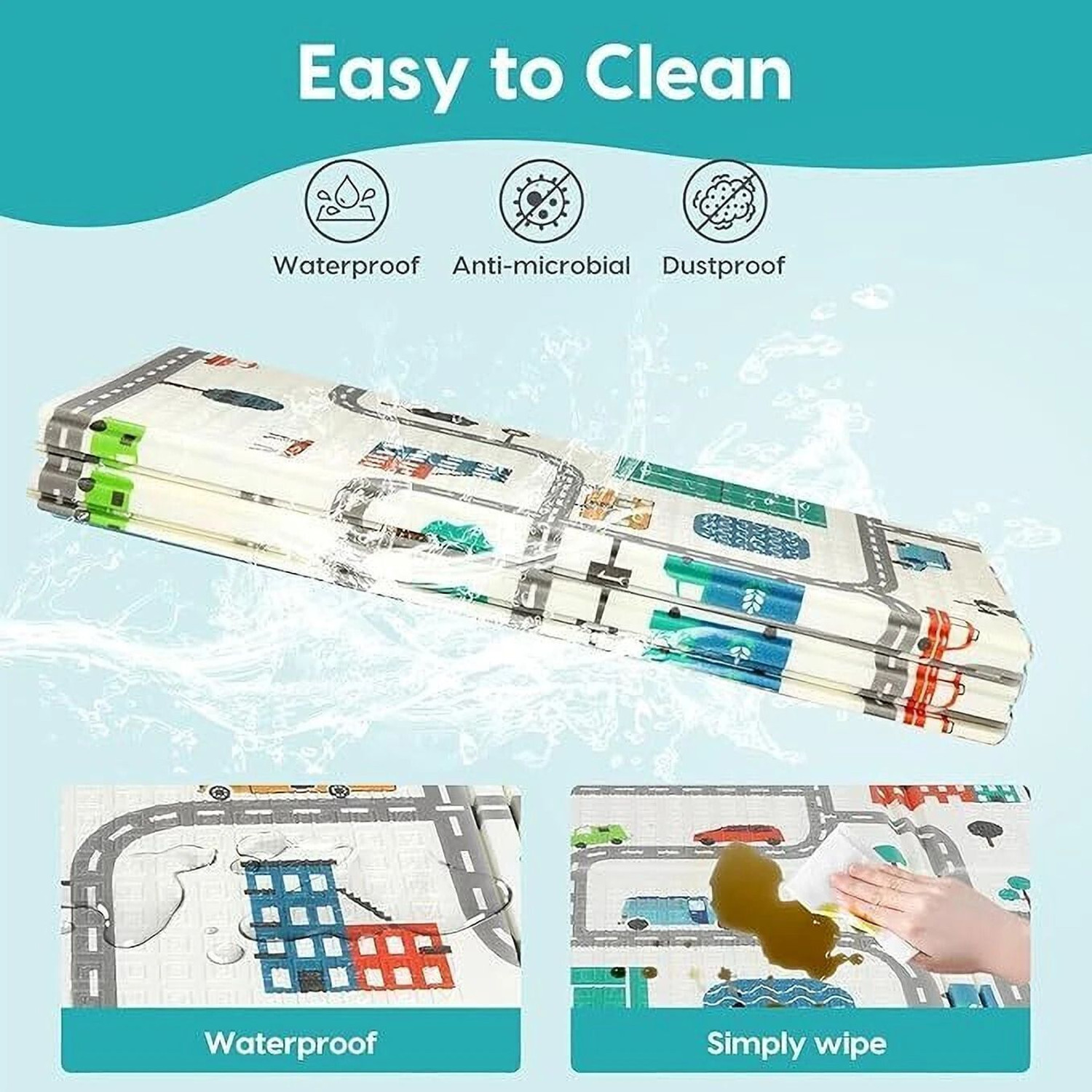 Image of VIYUHK Silicone Baby Play Mat
