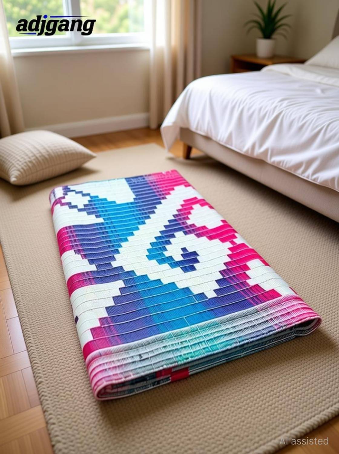 adjgang Plastic Chatai Mat