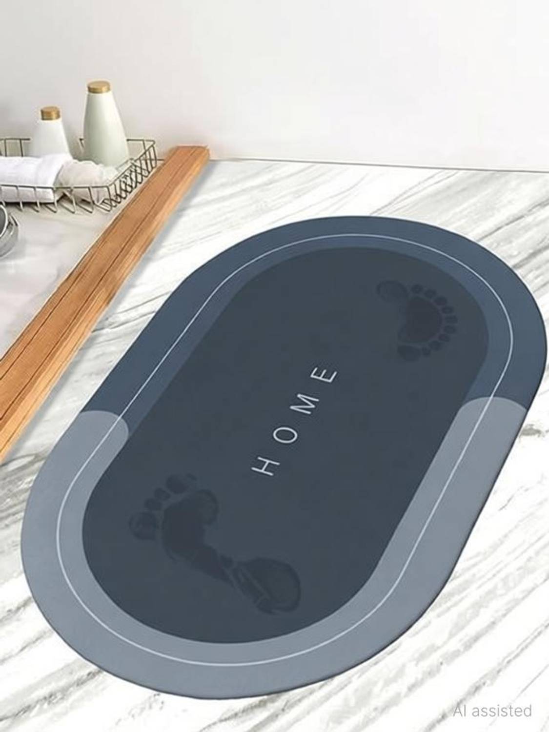 Ayansh Rubber Bathroom Mat