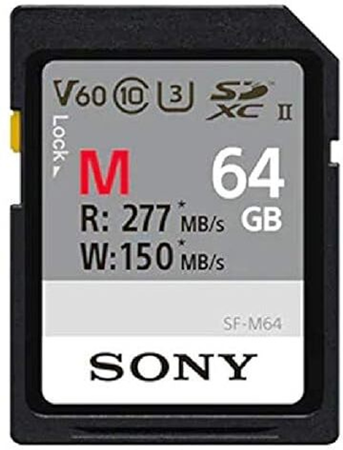 Image of SONY 64GB SDXC UHS-II M Series Read 277 MB /S Write up to 150 MB /s Class 10 SD Memory Card M 64 GB SDXC UHS-I Card Class 10 150 MB /s Memory Card Compatible with Camera, Computer, Gaming Console