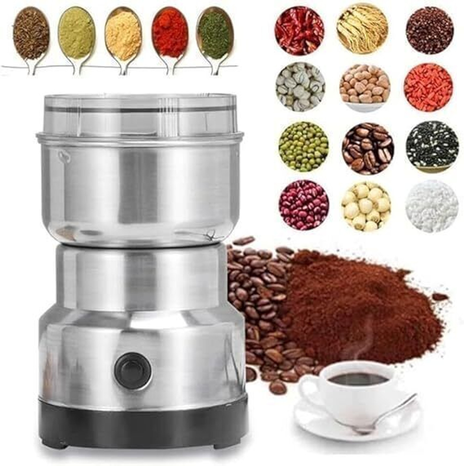 Image of YAMA IMPEX MINI MIXER 20 NM-8300 150 Mixer Grinder (1 Jar, Silver)