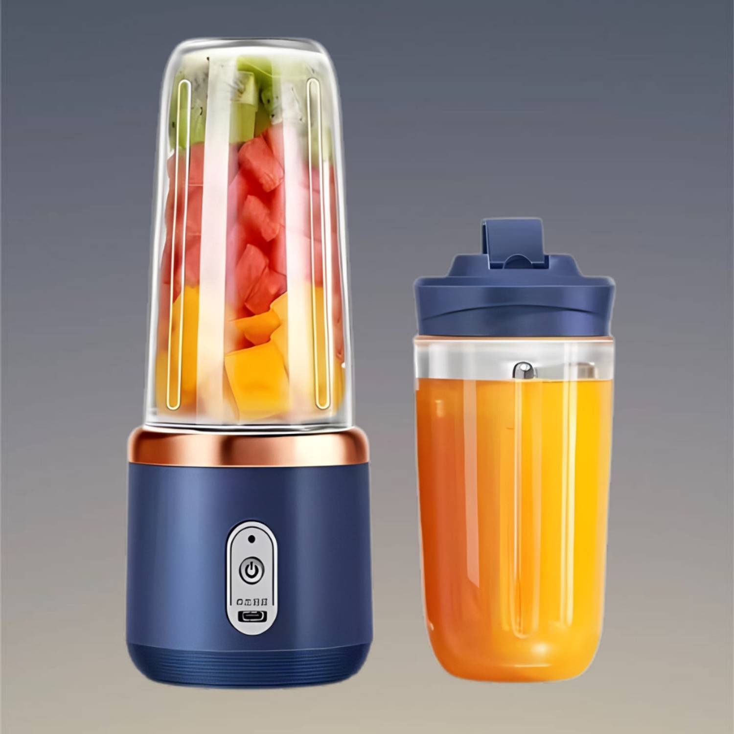 Riyadi Portable USB Rechargeable Juicer Blender Mini Smoothie Maker Bottle 105 W Juicer Mixer Grinder