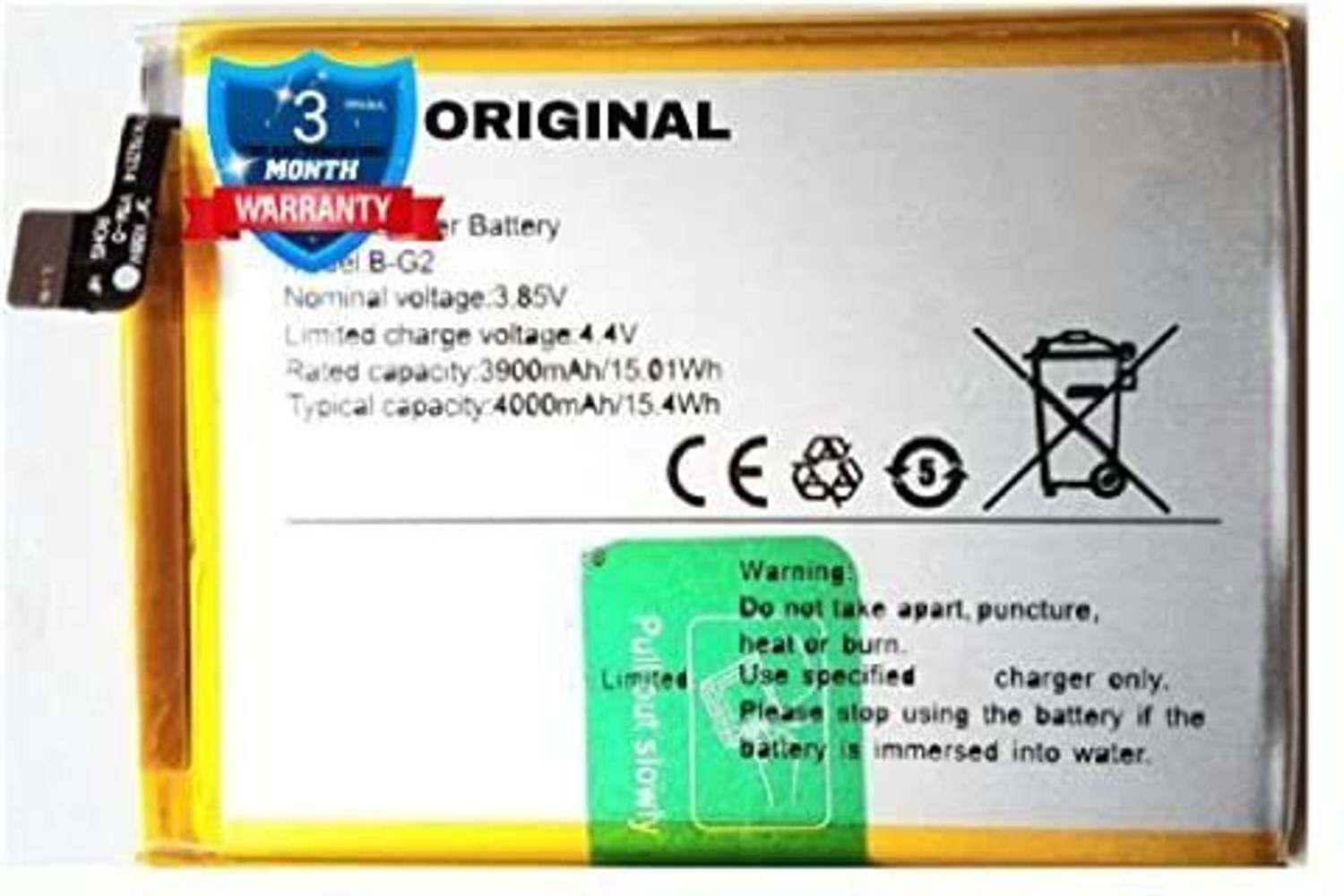FLIPTRONICS Mobile Battery For VIVO B-G2 V15 - Image 2