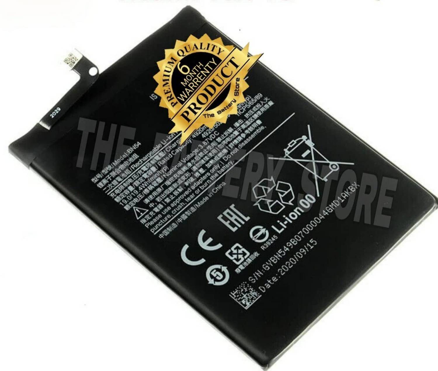 XILIOES ORIGINALS Mobile Battery for Redmi BN54 - Image 1