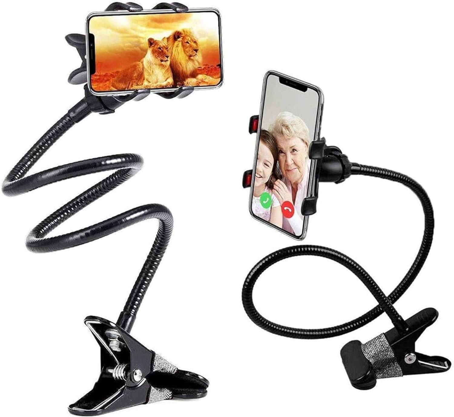 4uonly Metal Lazy Stand Flexible Mobile Holder Perfect for Table Class HJK7 Mobile Holder