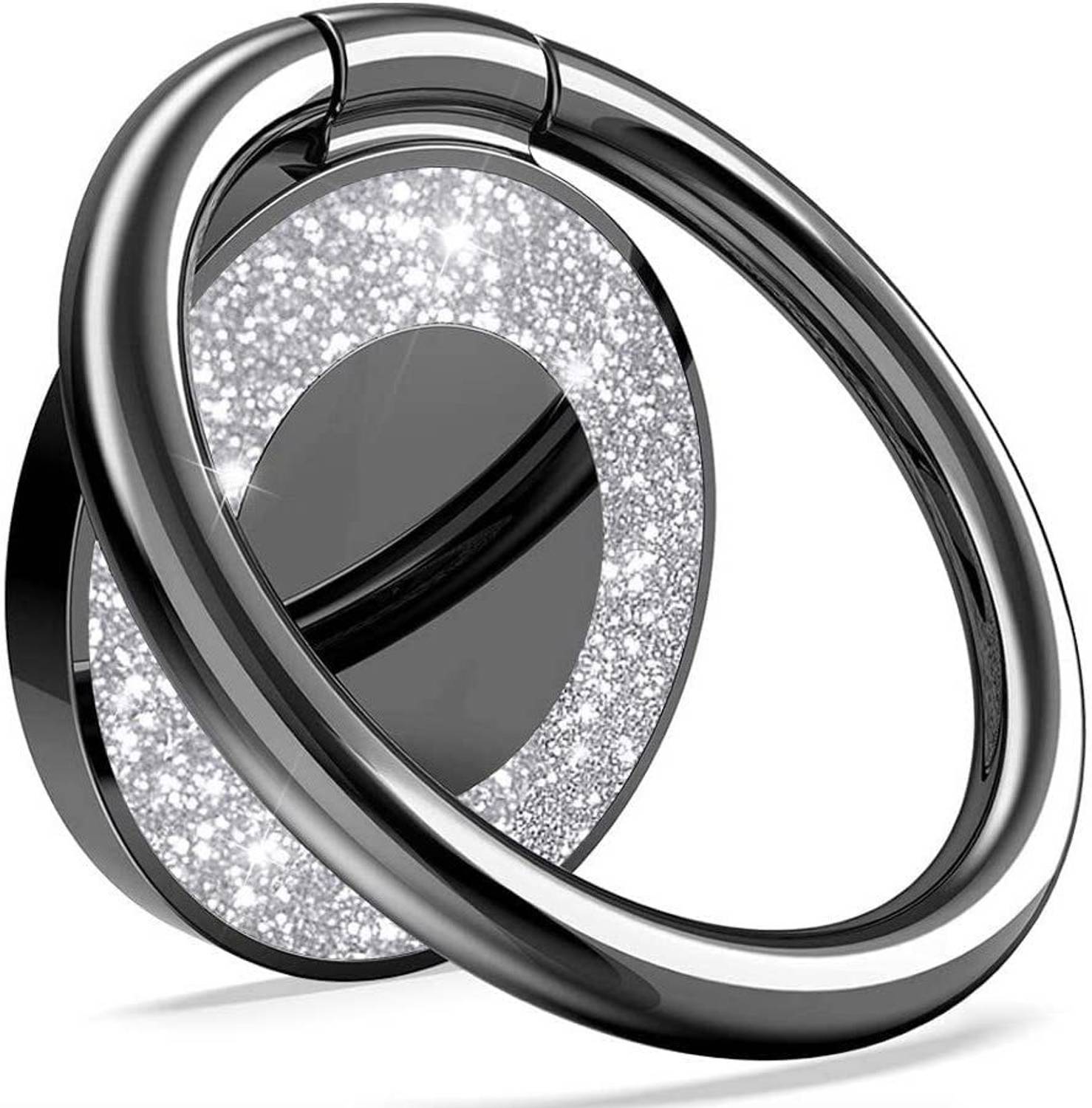 befunky Finger Ring for All Mobile Phone and Tablet (Universal) Black Butterfly Mobile Holder