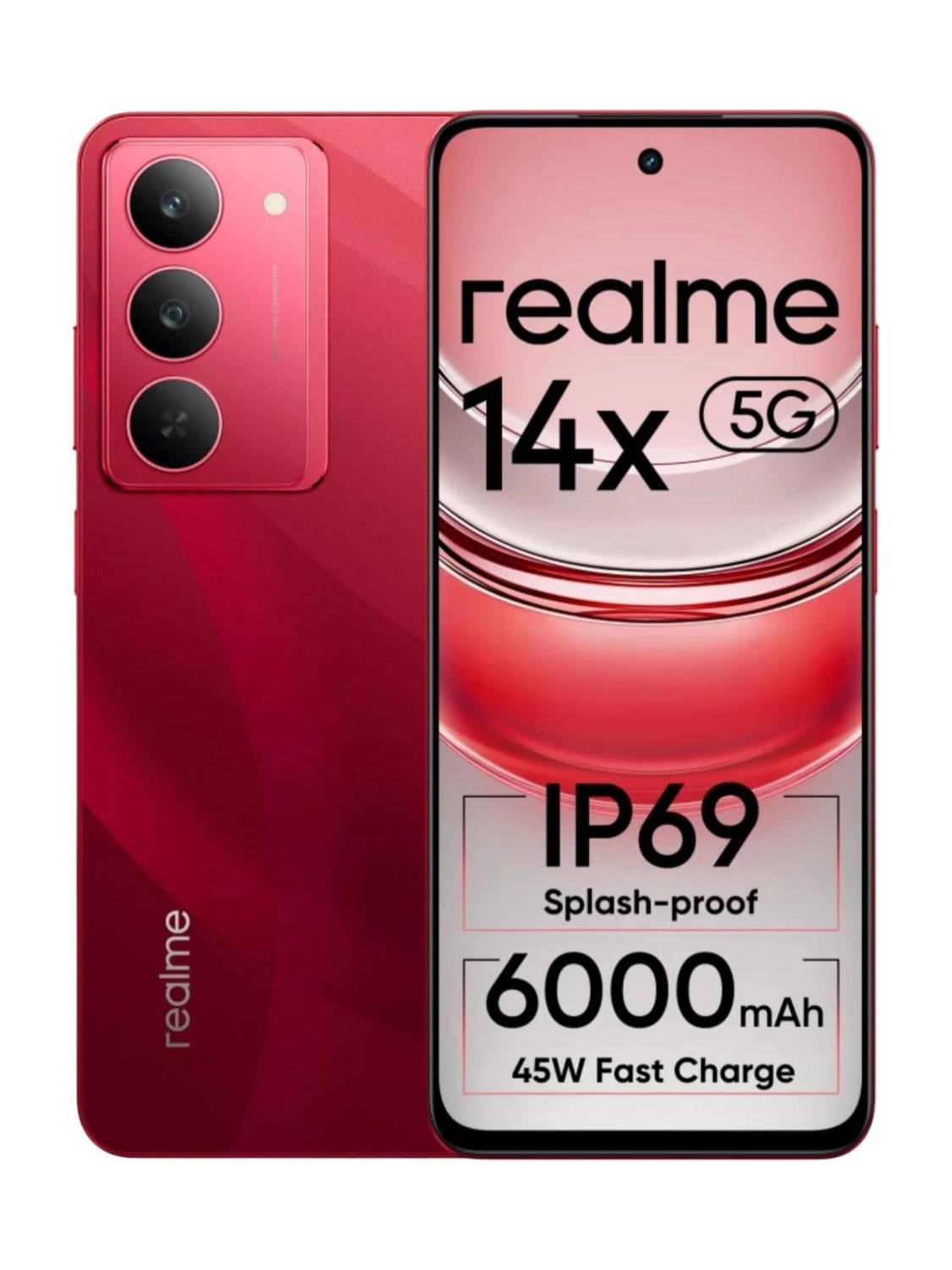 realme 14X 5G (JWEL Red, 128 GB) - Image 1