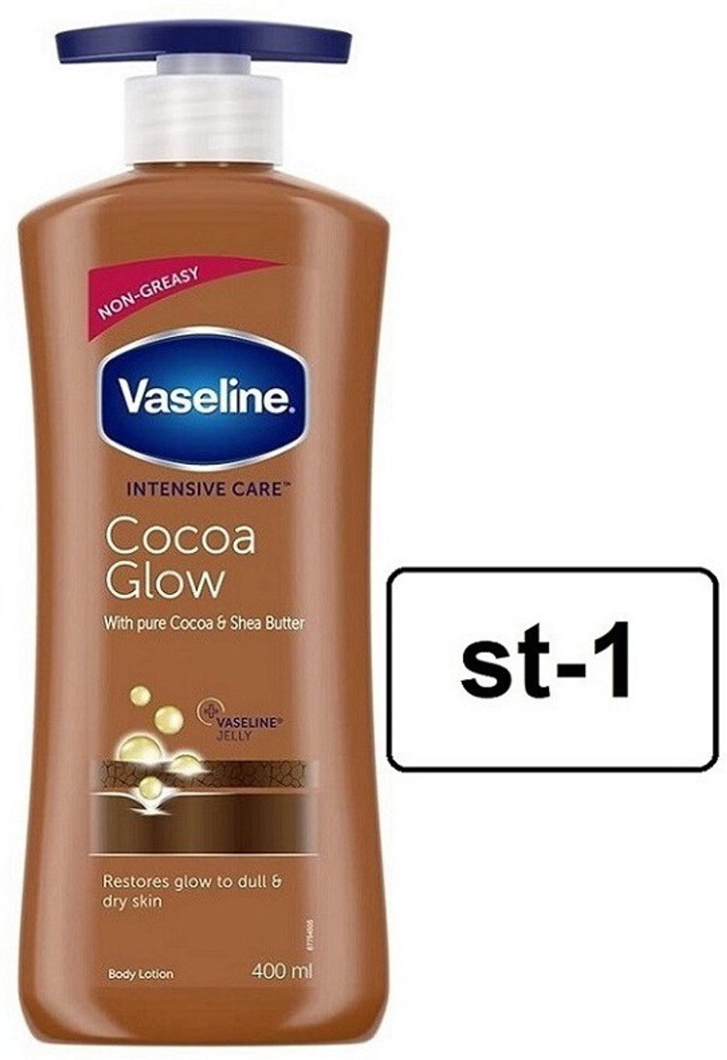 Vaseline Cocoa Glow With Pure Cocoa & Shea Butter 400ml Body Lotion Set (1)