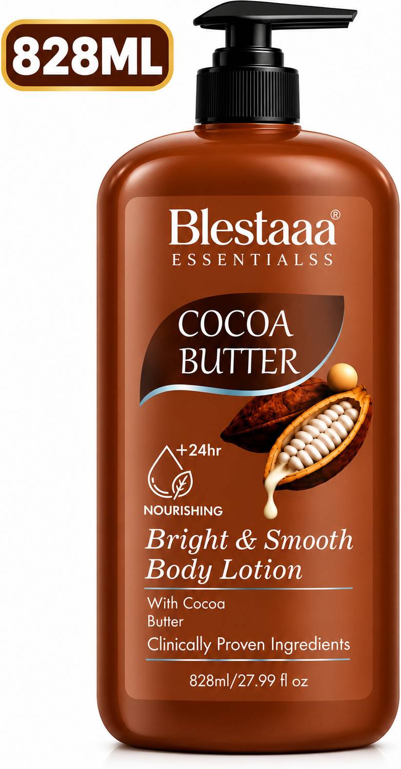 blestaaa essentialss Cocoa Butter Body Lotion for Deep Moisture & - Image 1