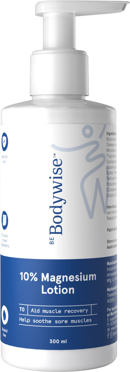 Image of Be Bodywise 10% Magnesium Body Lotion | For Muscle Recovery & Relaxation