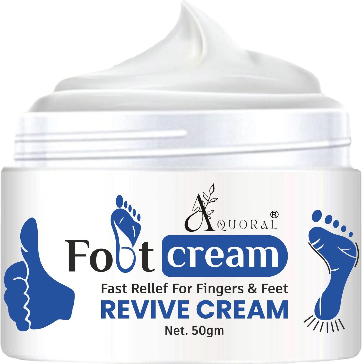 Image of AQUORAL Heel Repair Foot Crack Cream Women Men Moisurization and Hydration