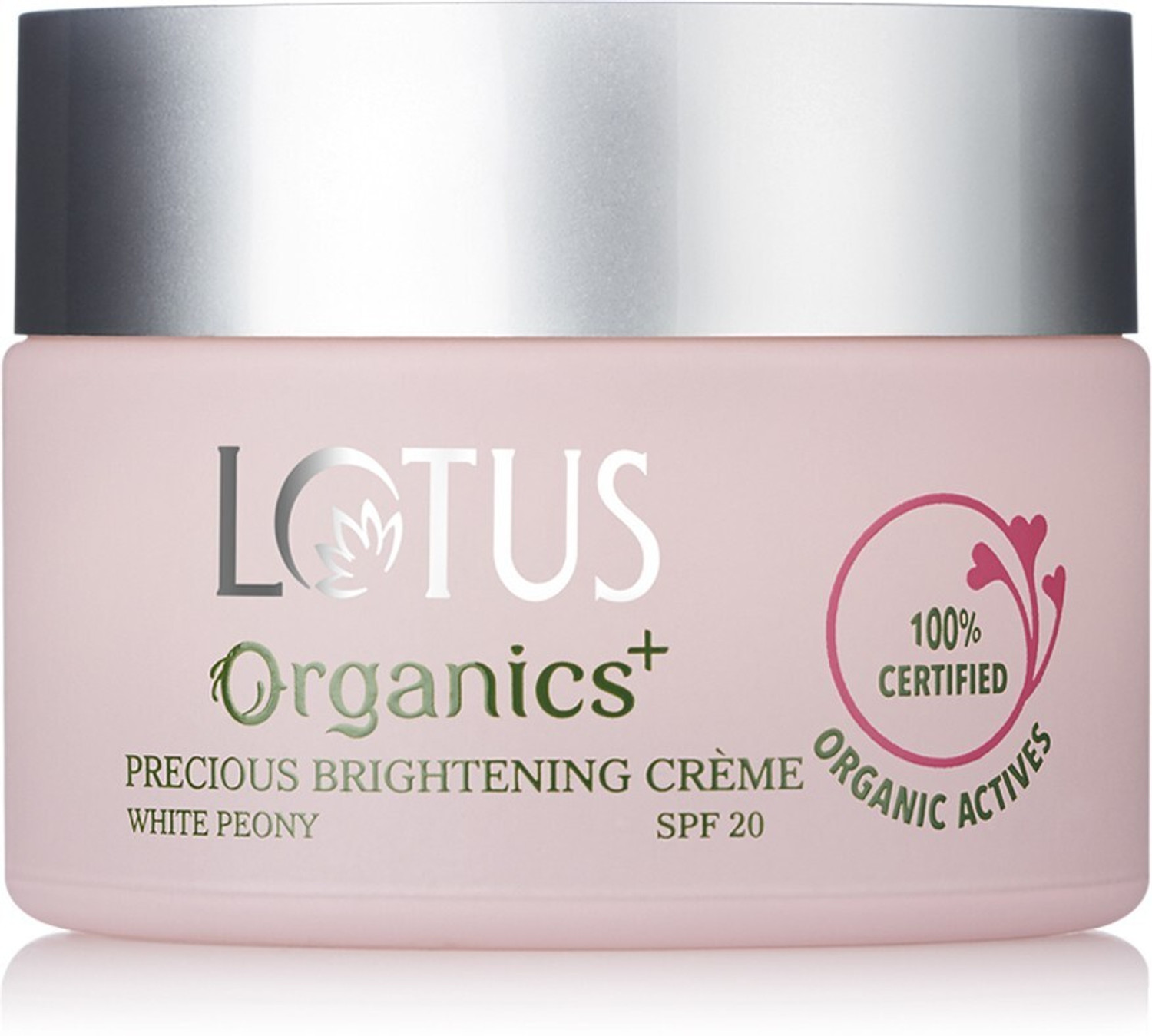 Image of Lotus Organics+ Precious Brightening Creme White Peony SPF 20 |Reduces Pigmentation & Sun Damage
