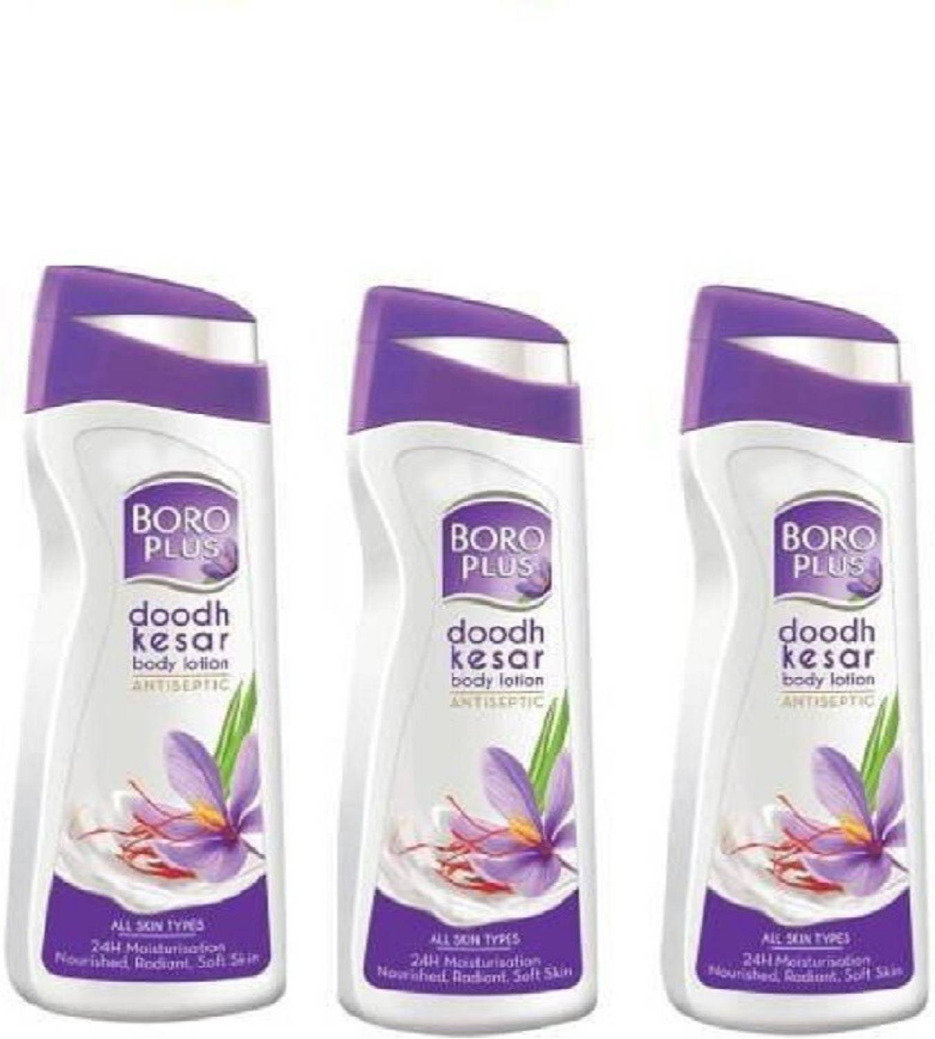 BOROPLUS body lotion doodh kesar 300ml pack of 3