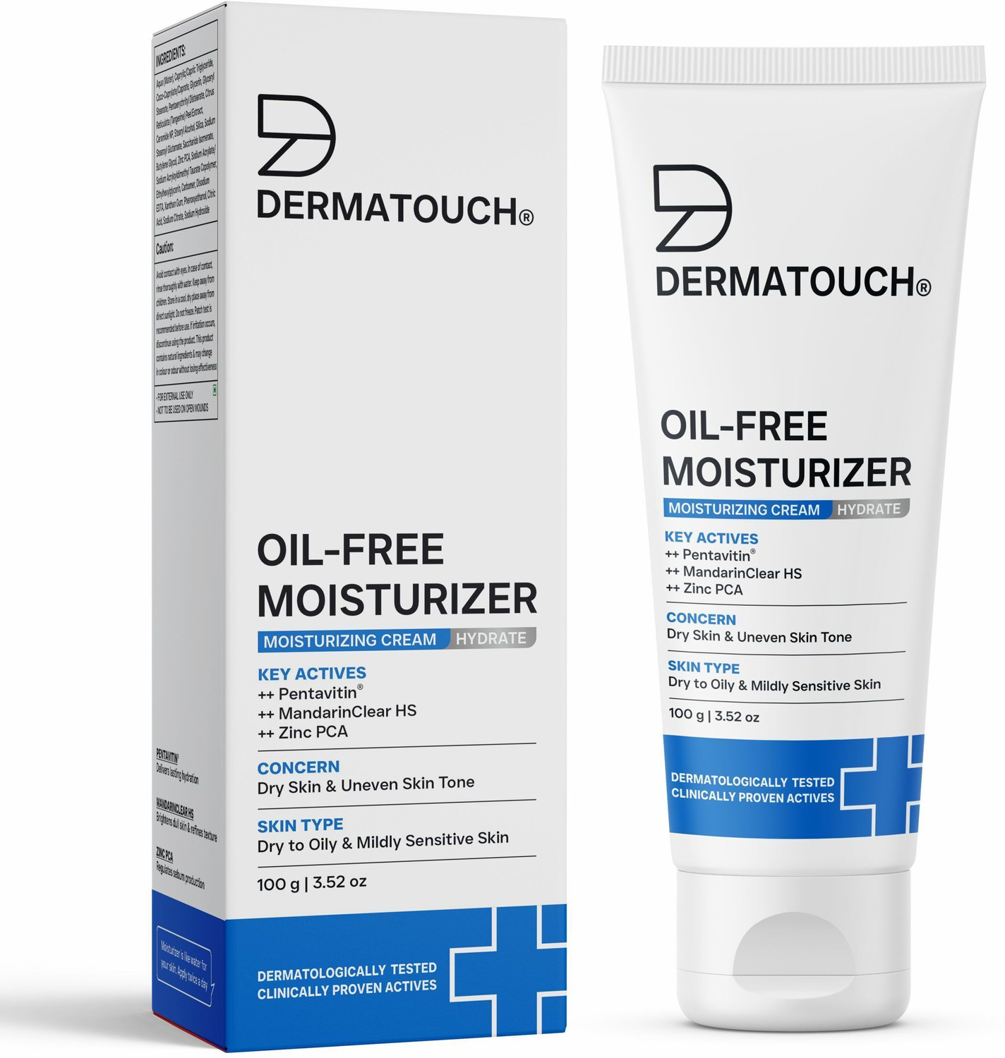 Image of Dermatouch Oil-Free Moisturiser Lightweight Hydration | Non-Greasy Daily Moisture Care |