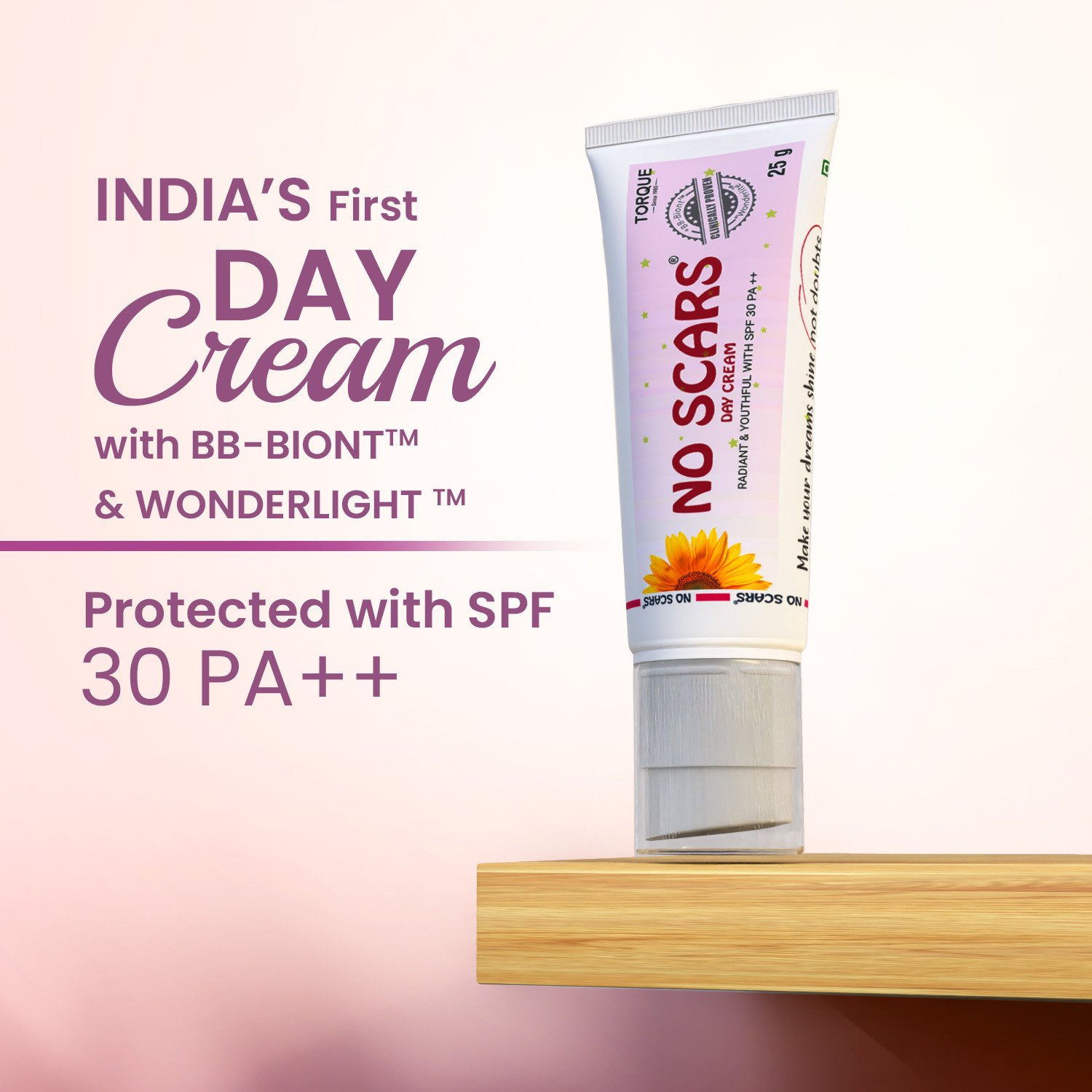 Image of NO SCARS Day Cream with Sunscreen SPF 30PA+++ with With Aloevera Face Wash