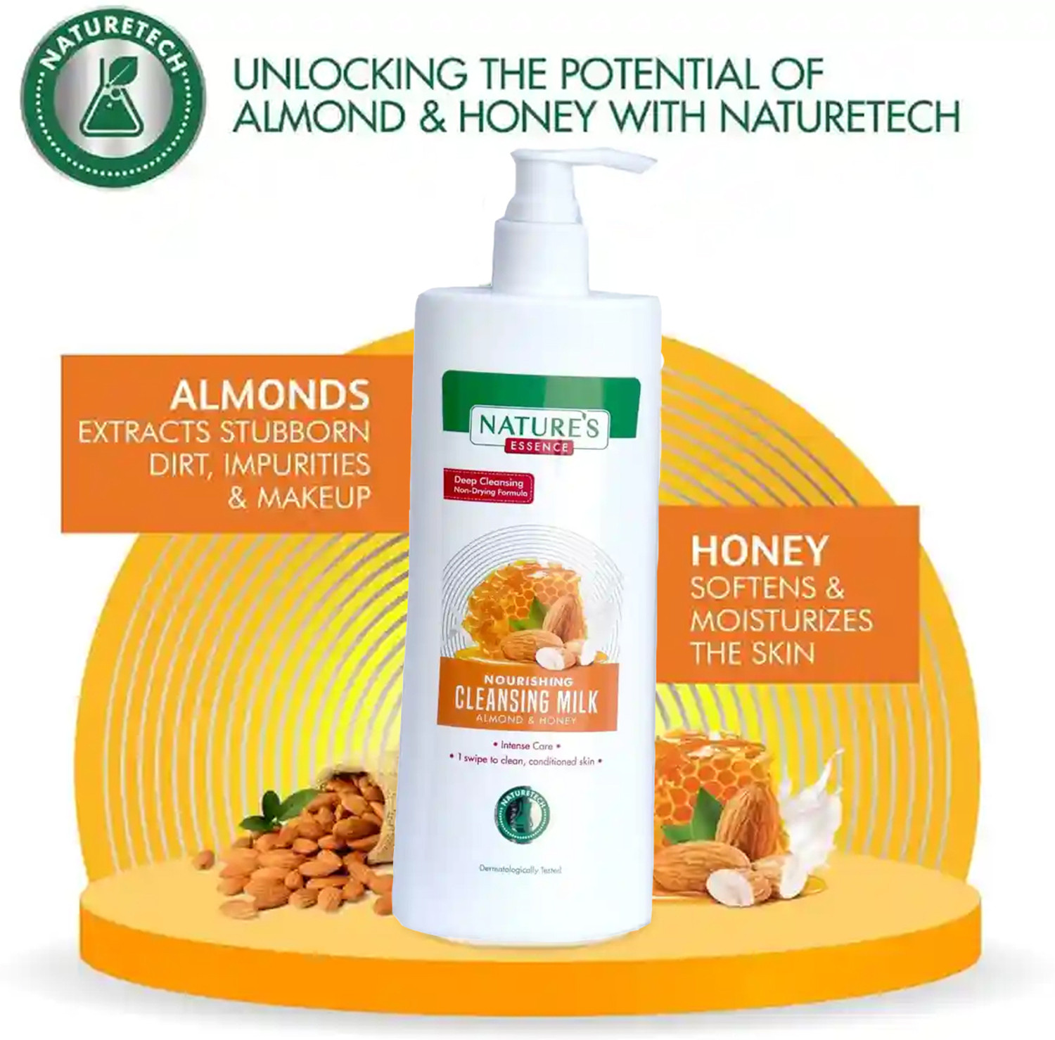 Image of Nature's Essence NOURISHING CLEANSING MILK LOTION 400MLX2(230MRPX2)