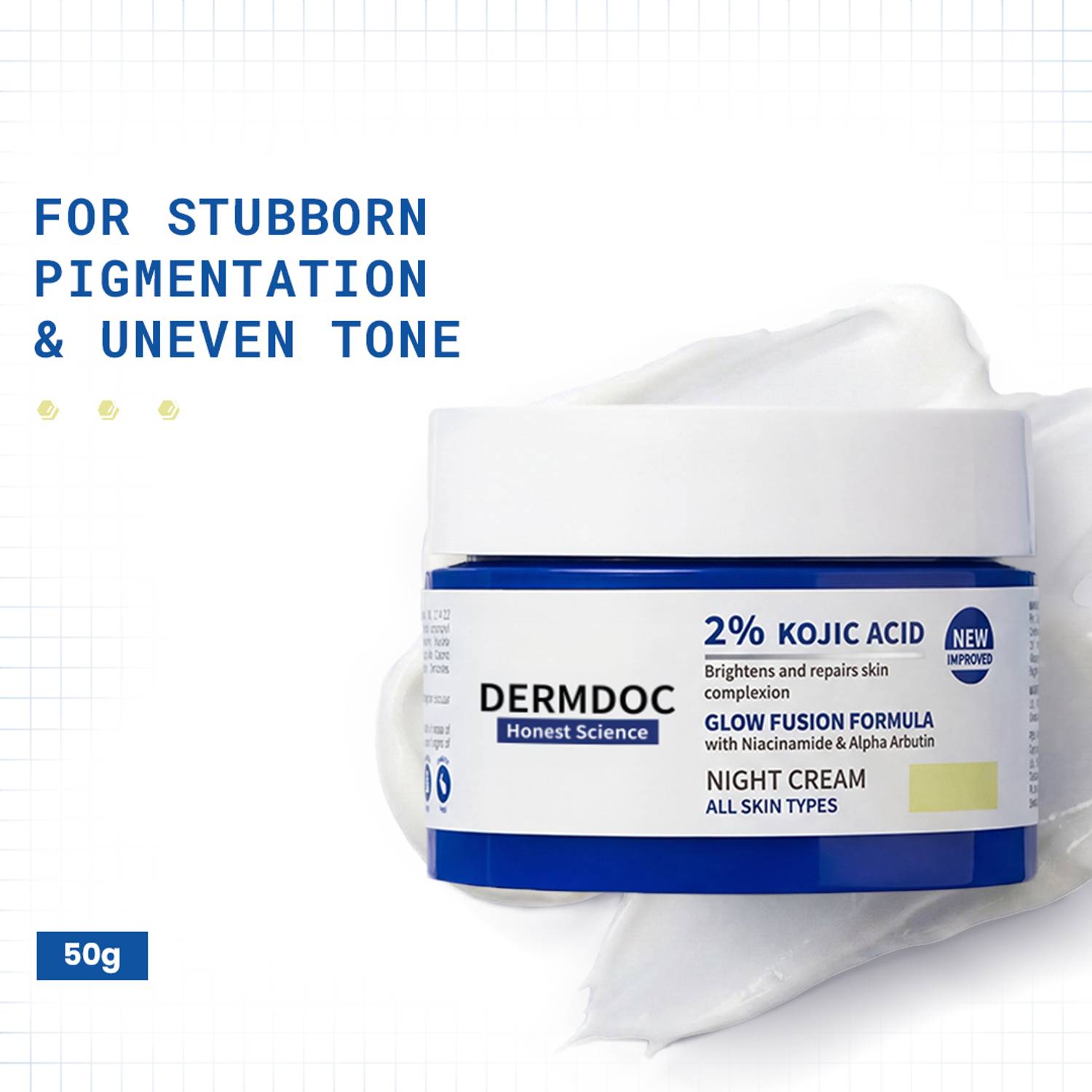 DermDoc 2% Kojic Acid Night Cream - Image 1
