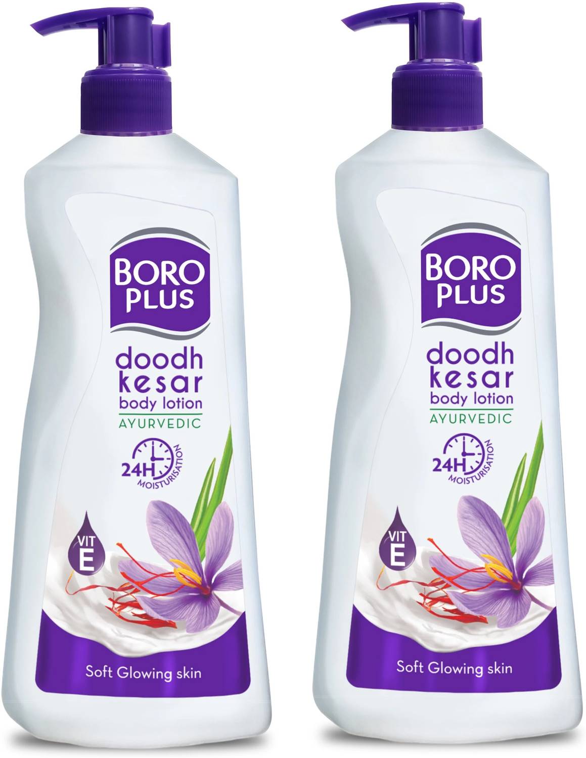 BOROPLUS Doodh Kesar Lotion 400ml - Pack of 2