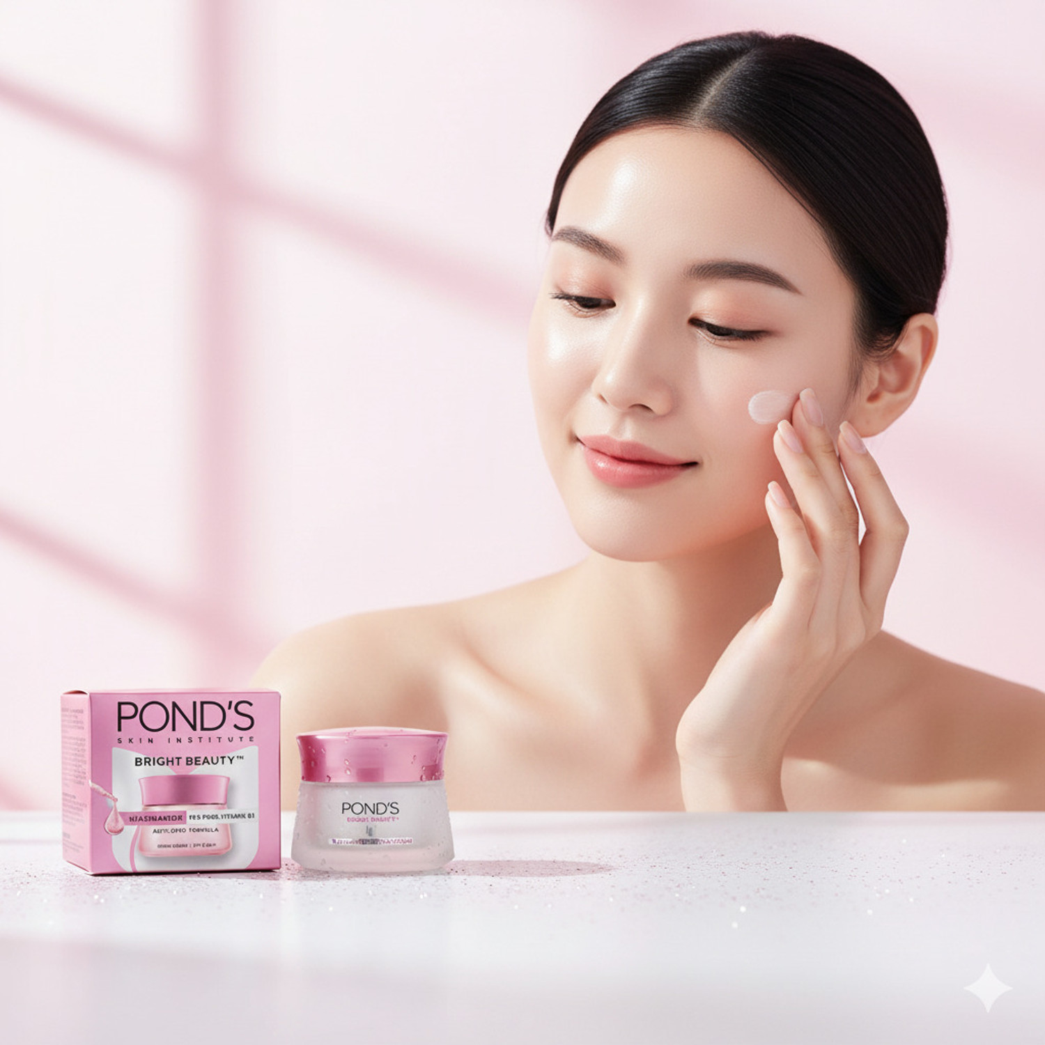 Image of POND's Bright Beauty Anti-Spot Serum Cream SPF 15, 2x50g