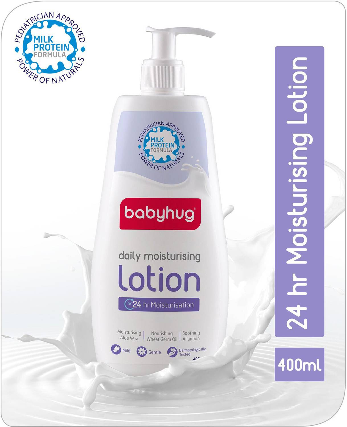 babyhug Milk Protein Formula Daily Moisturising Baby Lotion - 400ml (Pack of 1)