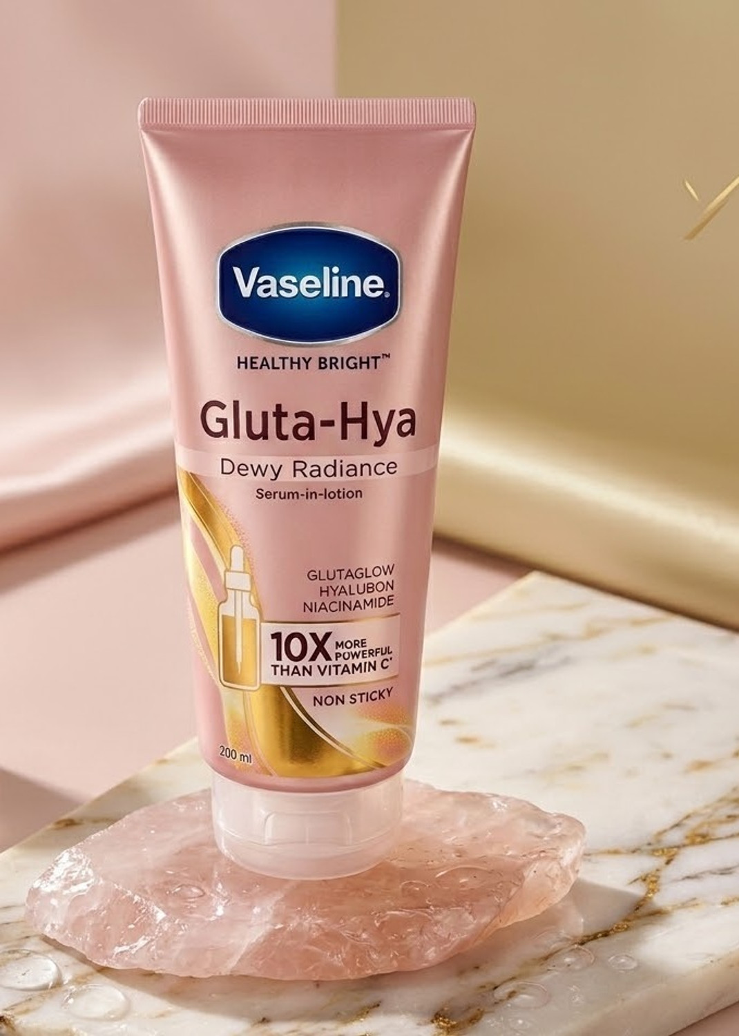 Image of Vaseline Gluta-Hya Dewy Bright Serum Burst Lotion 200ml (200 ml)