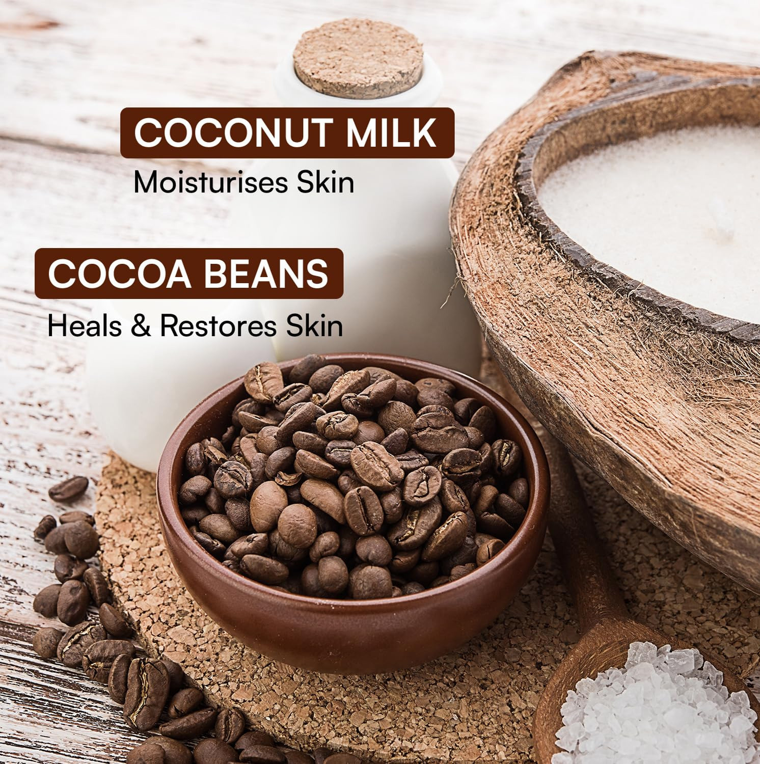 Image of KAIASHA Cocoa Butter Moisturizing Face & Body Radiance & Glow, Skin Brightening