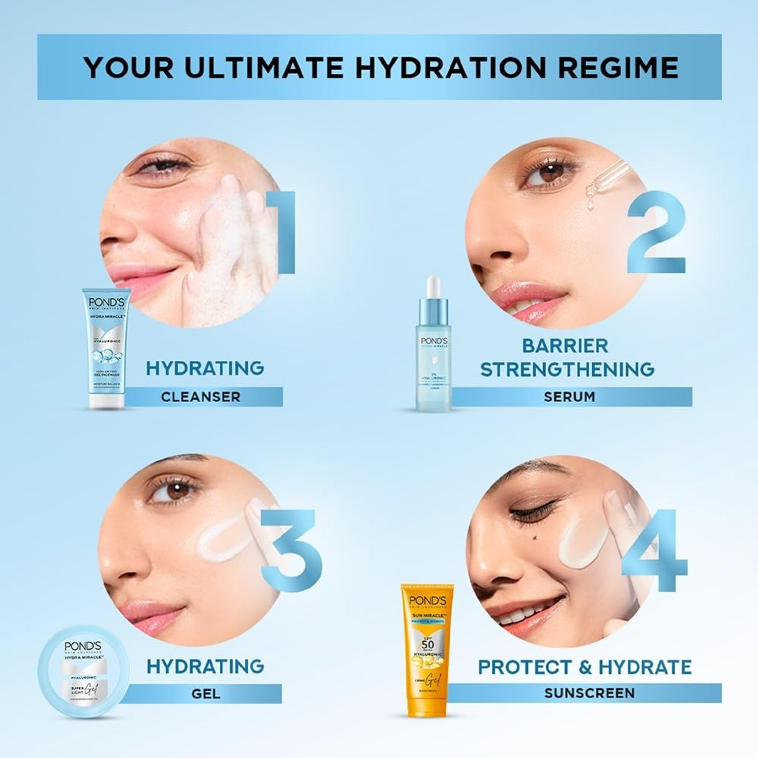 Image of POND's SUPER LIGHT MOISTURISER GEL 100ML 1UU