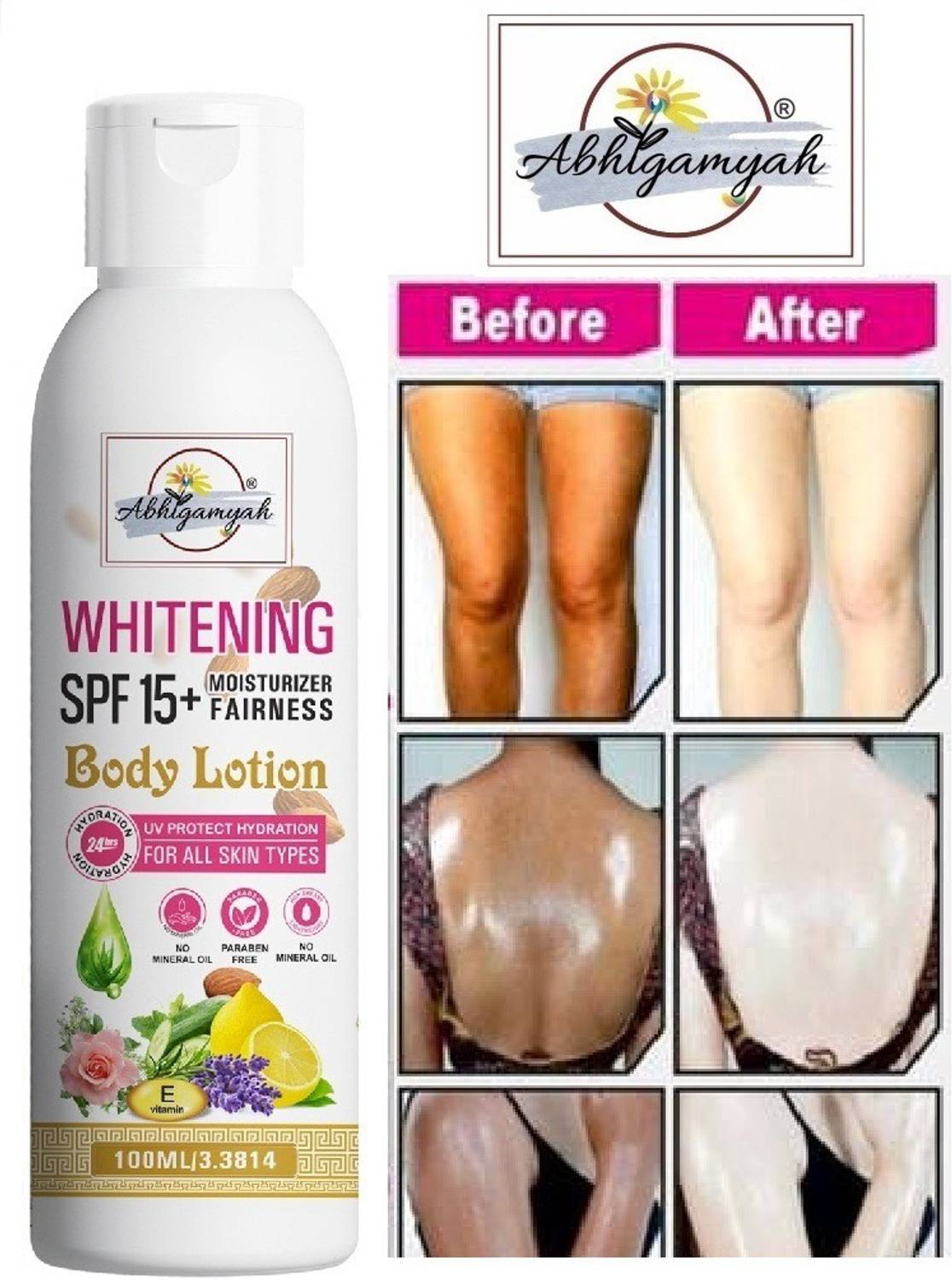 ABHIGAMYAH Body Lotion with Aloevera and Vitamin E, 100 ml