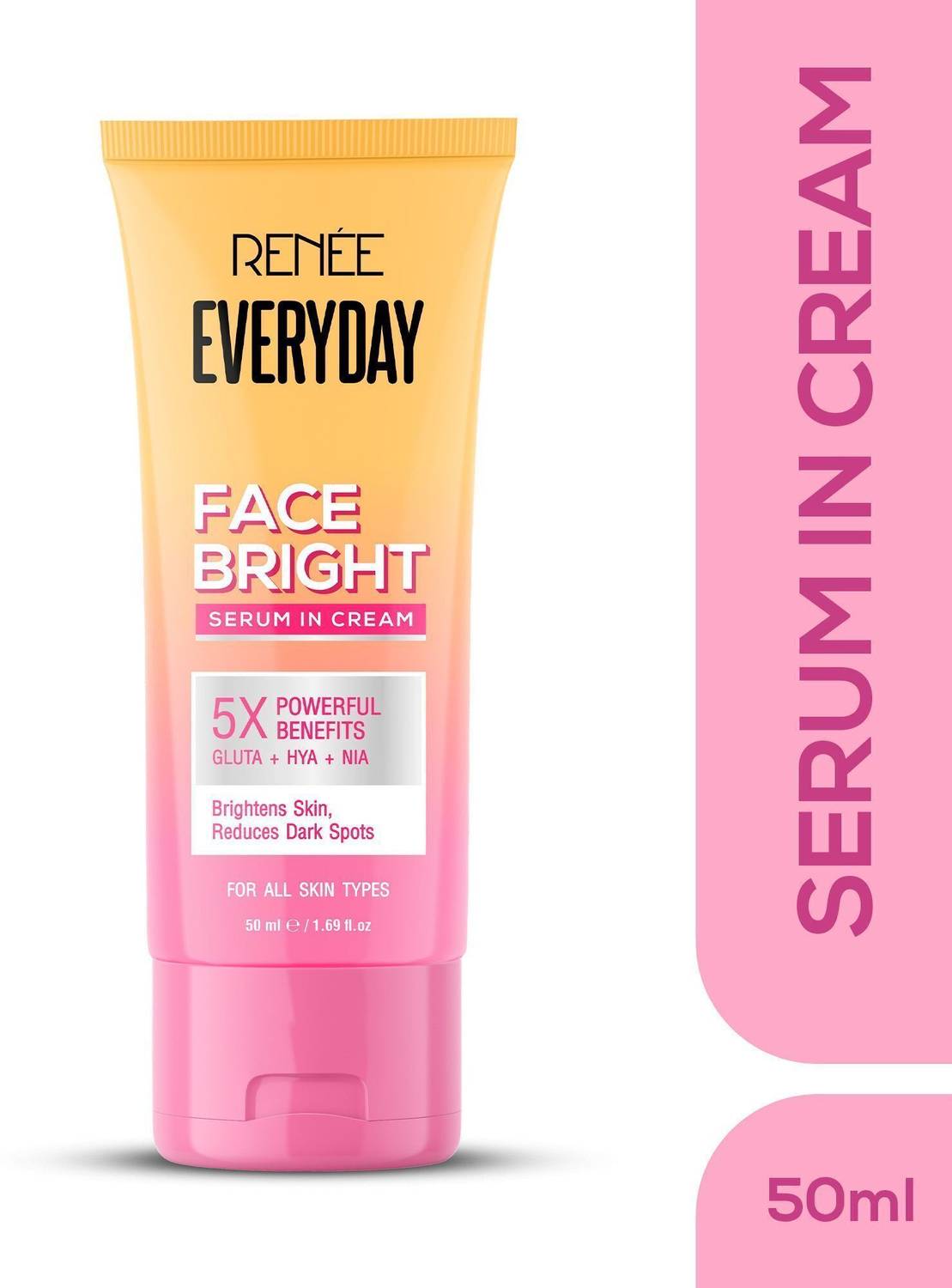 Renee Everyday Face Bright Cream, Hydrates, Brightens & Reduces D