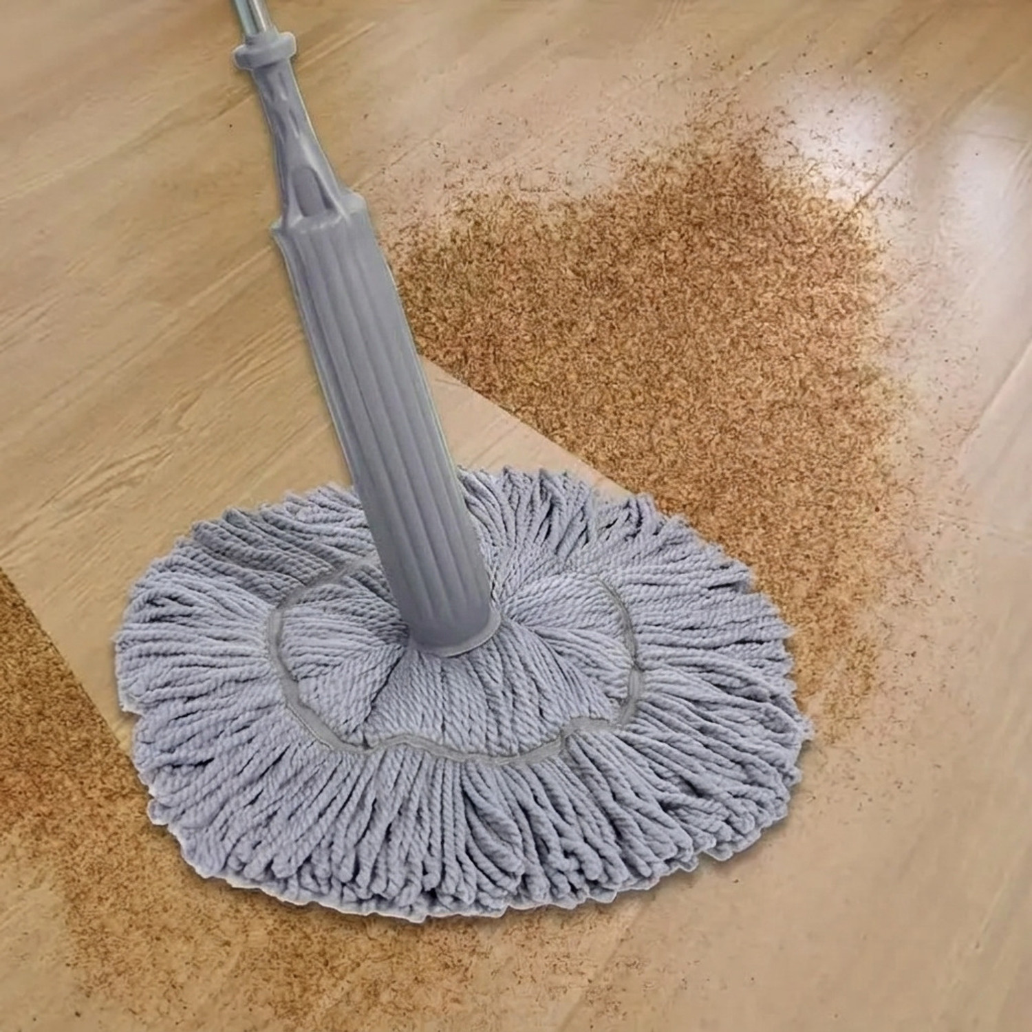 Image of MAAUVTOR 360Microfiber Twist Mop Floor Cleaner Super Absorbent household Dust Cleaning Microfibre Wet and Dry Brush
