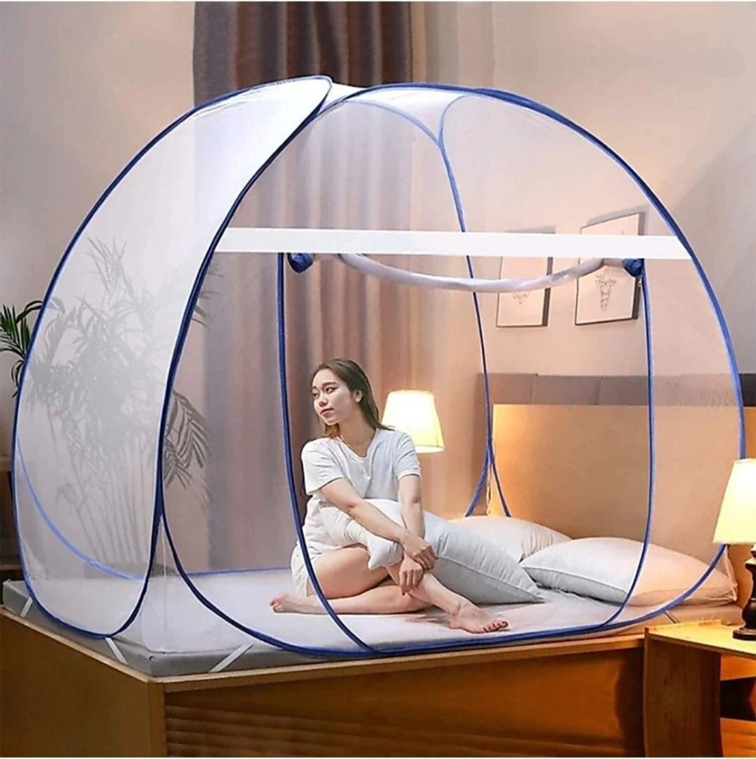 Image of ShopGlobal Polyester Adults Mosquito Net