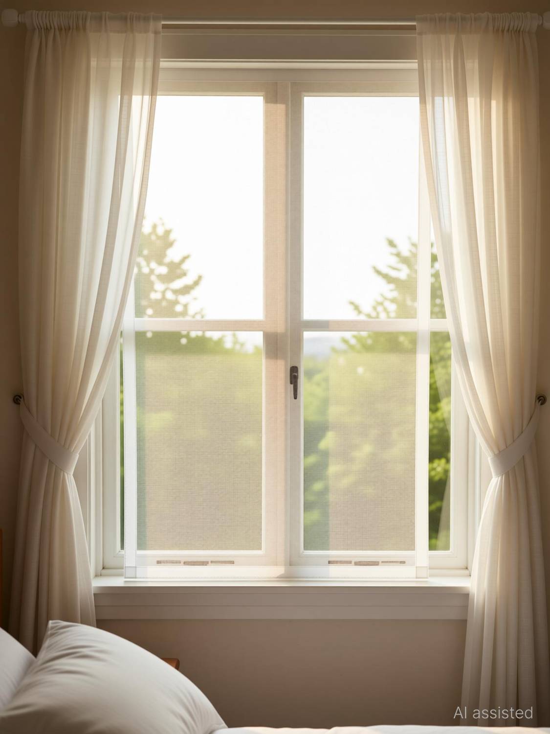 Dam Heavy Quality 120GSM PVC Coated FIBREGLASS Window Insect Mosquito Net Screen HDPE - High Density Poly Ethylene Washable Adults Mosquito Net