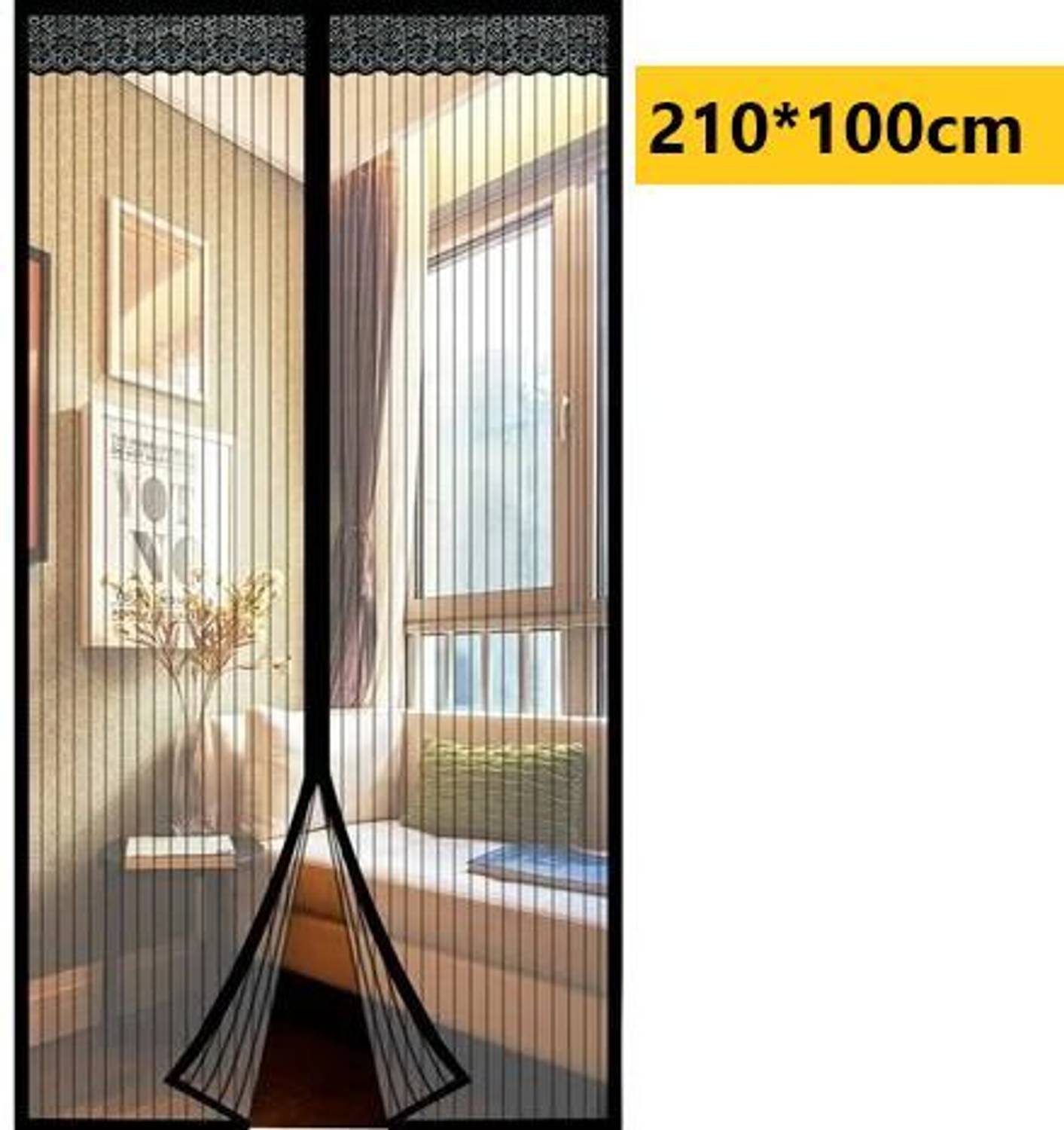 VEENOVA Mosquito Mesh Magnetic Door Screen for Bedroom Protection Polyester Washable Adults Mosquito Net